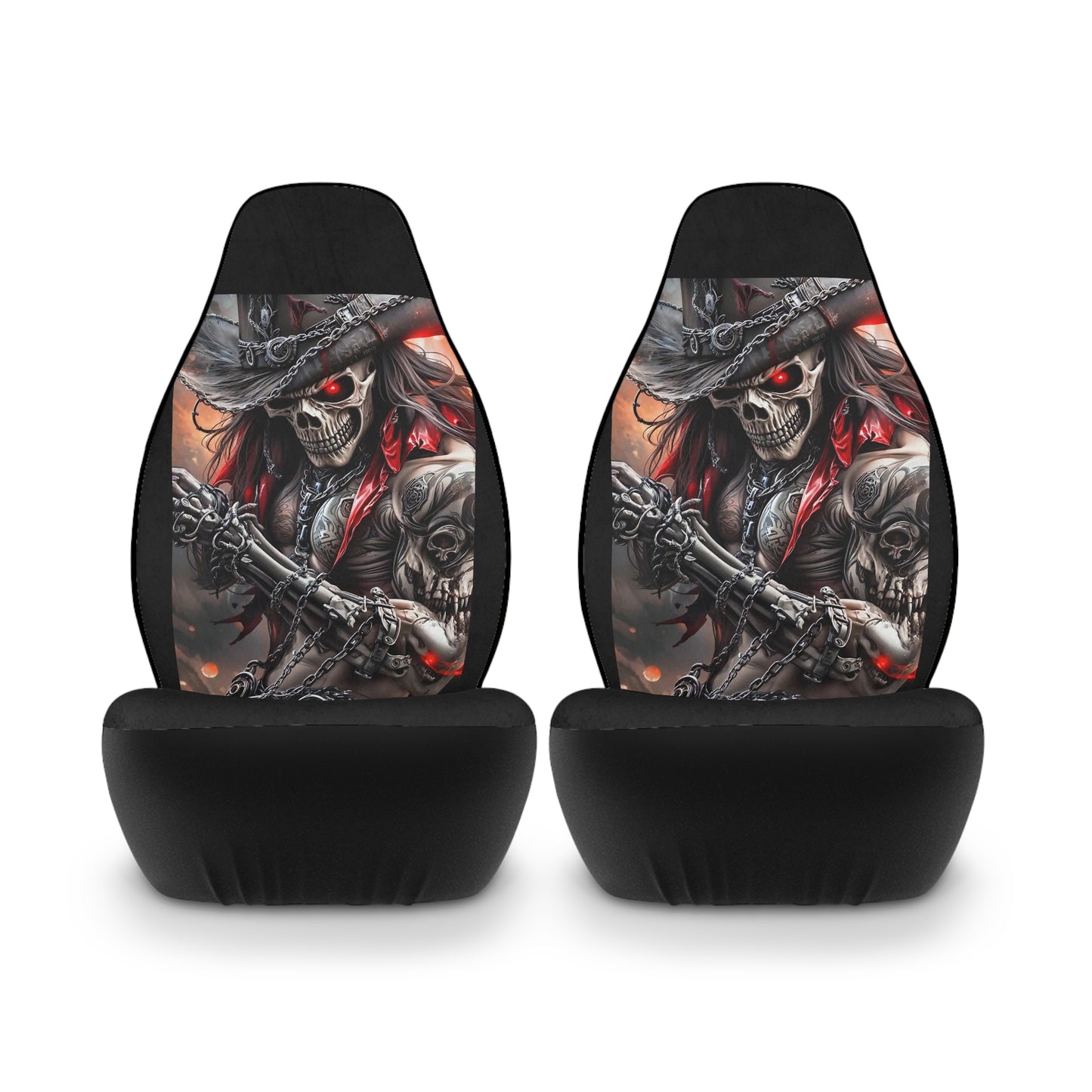 Lion's Main Apparel Skull Pirate Car Seat Covers