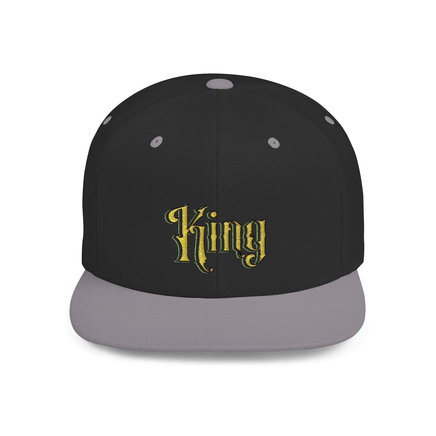 Lion's Main Apparel Royalty King Flat Bill Snapback Hat