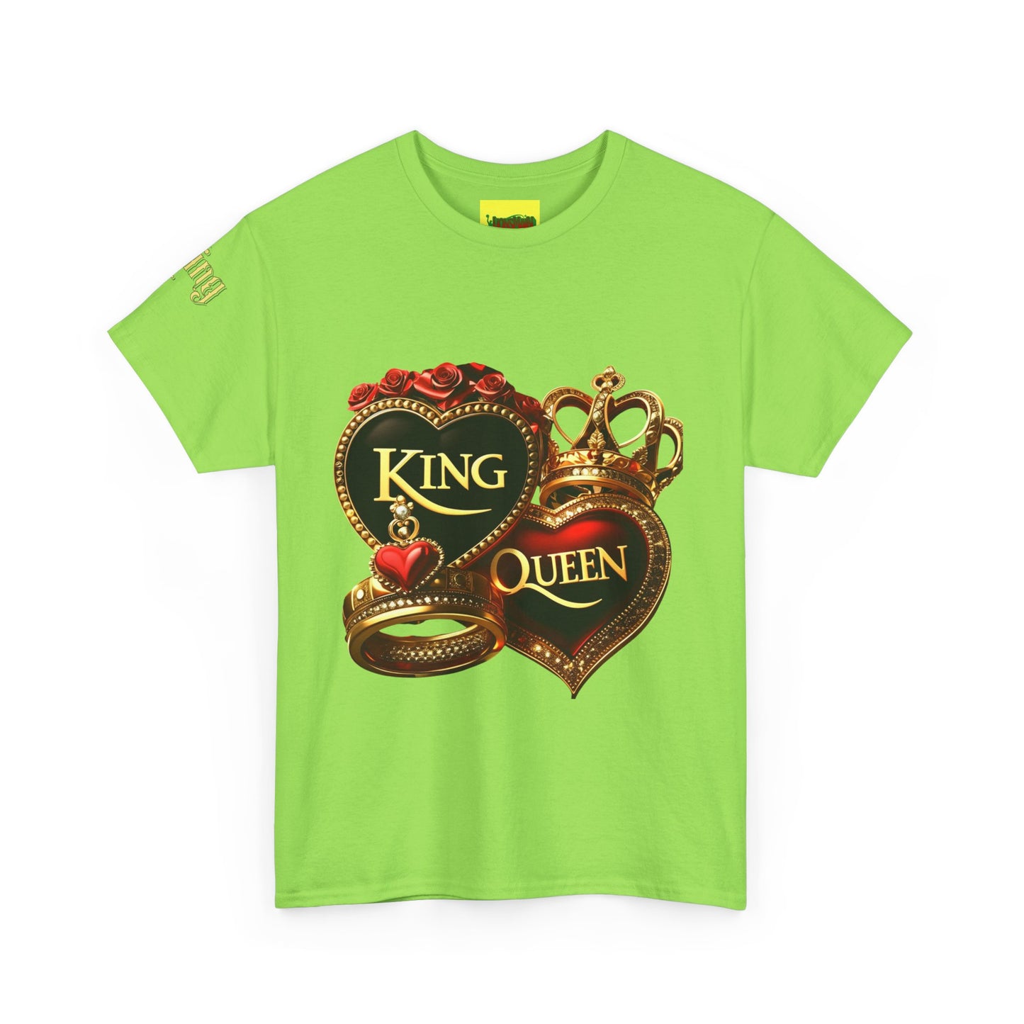 Lion's Main Apparel Royalty is King-Themed Unisex Heavy Cotton Tee