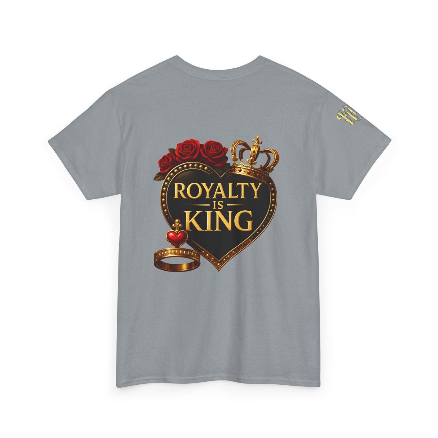 Lion's Main Apparel Royalty is King-Themed Unisex Heavy Cotton Tee