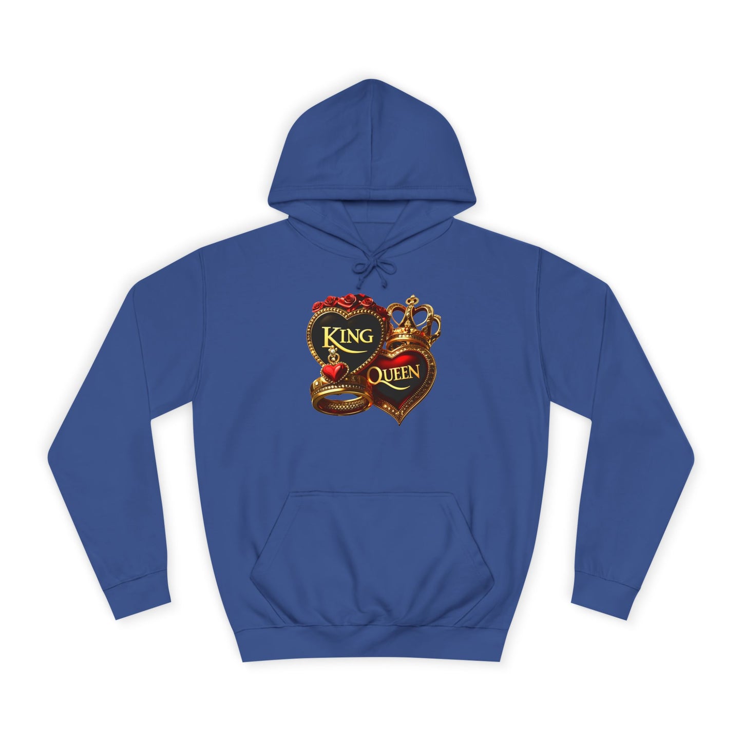 Lion's Main Apparel Royalty is King Unisex College Hoodie