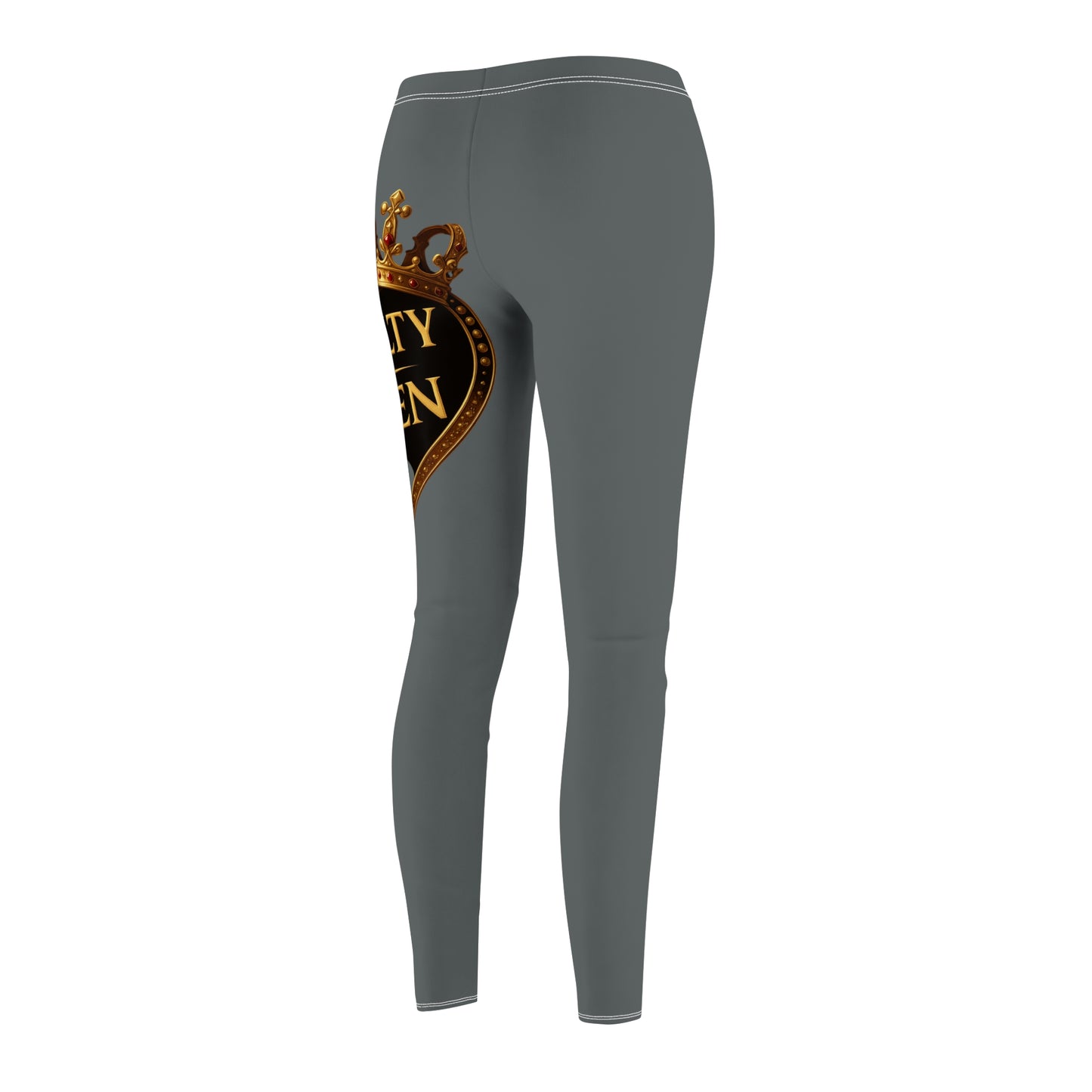 Lion's Main Apparel Royalty is Queen Women's Cut & Sew Casual Leggings