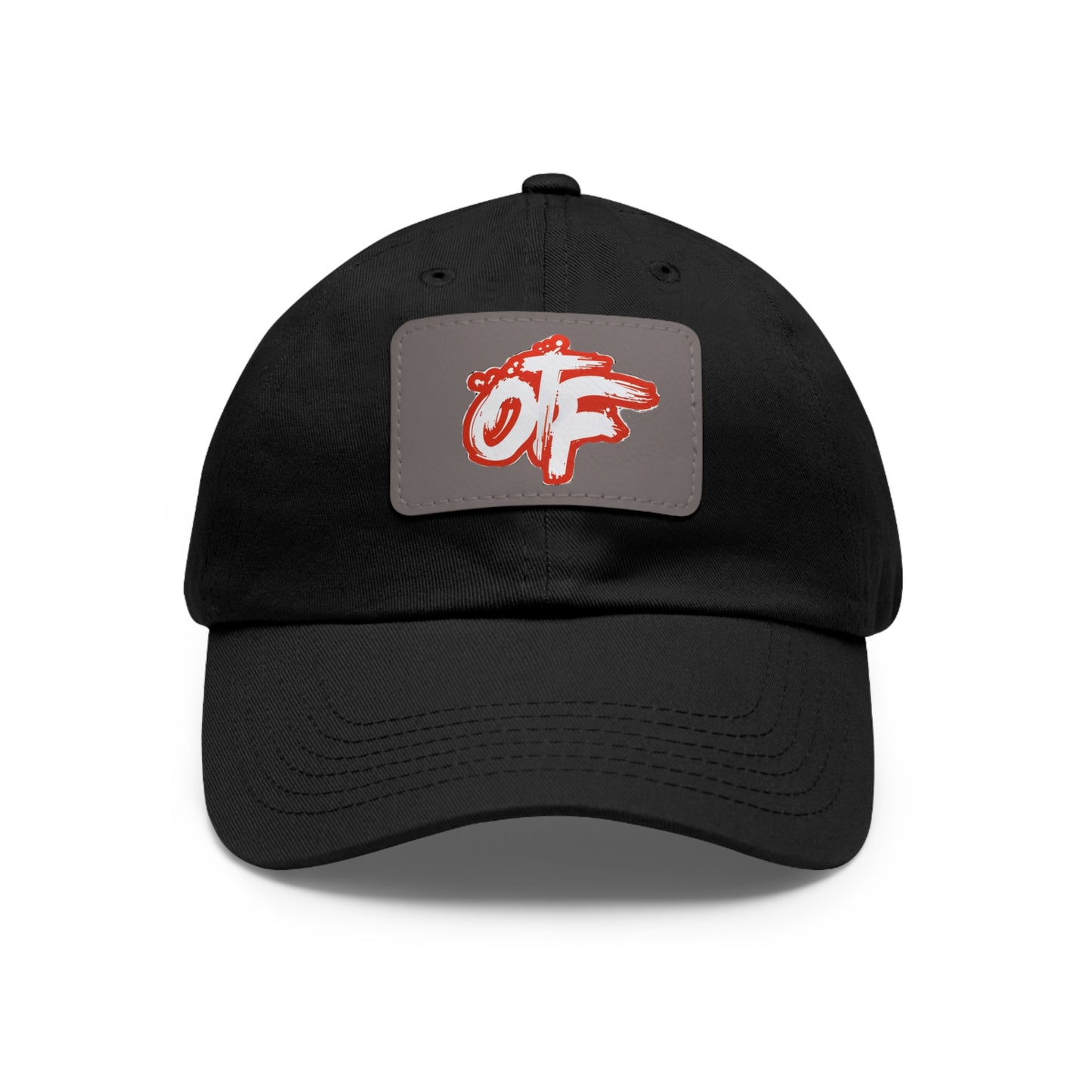 Stylish Lion's Main Apparel Dad Hat with Leather Patch