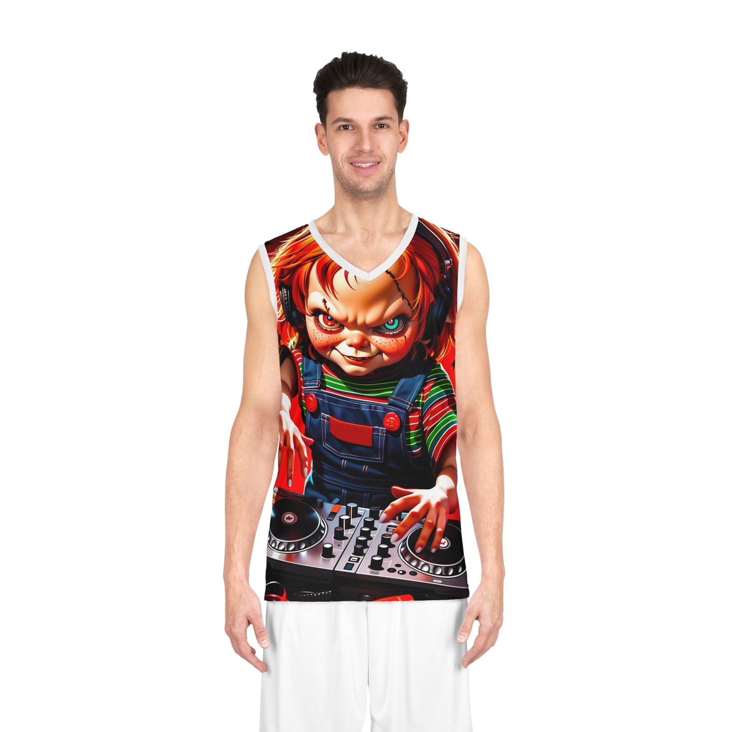 Lion's Main Apparel DJ Chuck Graphic Basketball Jersey