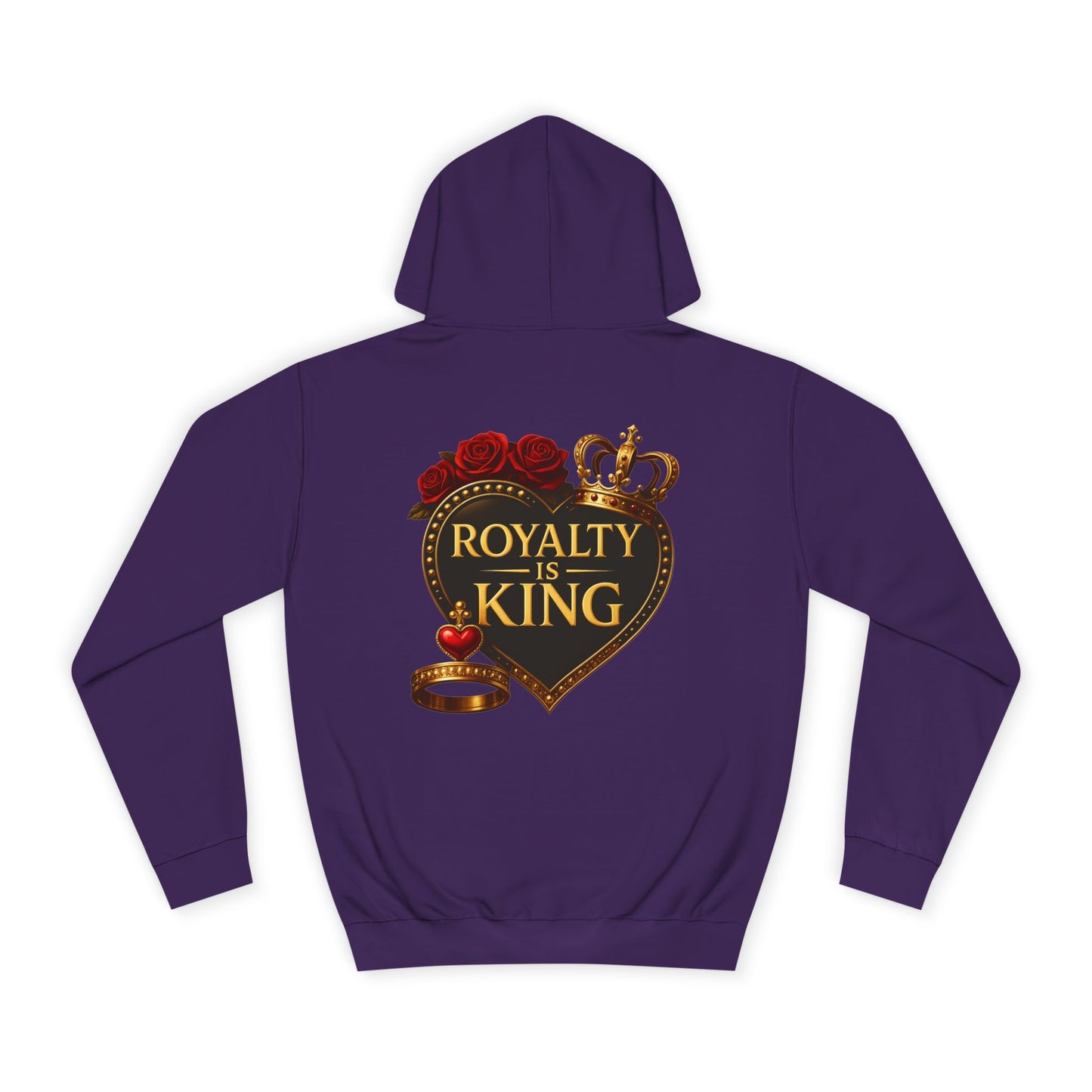 Lion's Main Apparel Royalty is King Unisex College Hoodie