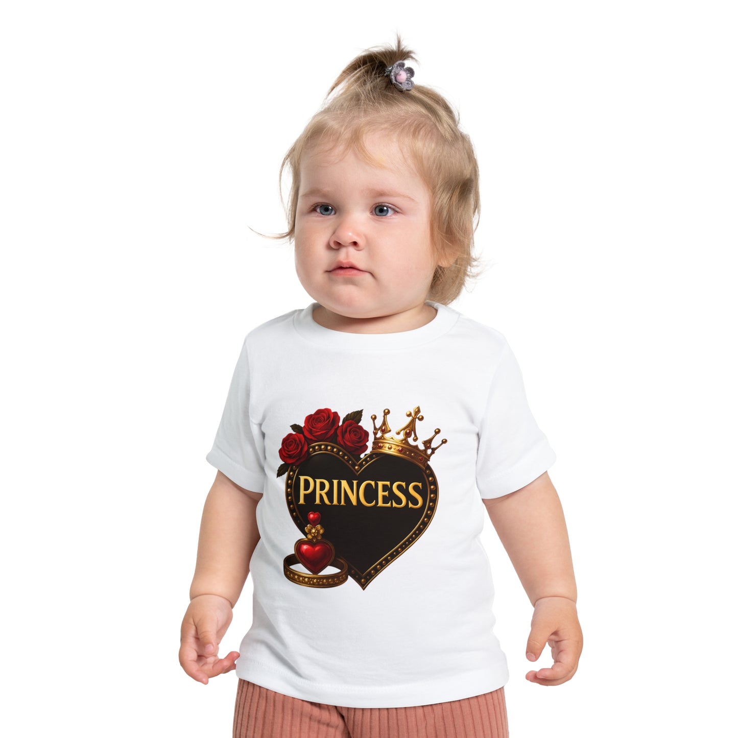Lion's Main Apparel Royalty Princess Short Sleeve T-Shirt for Babies