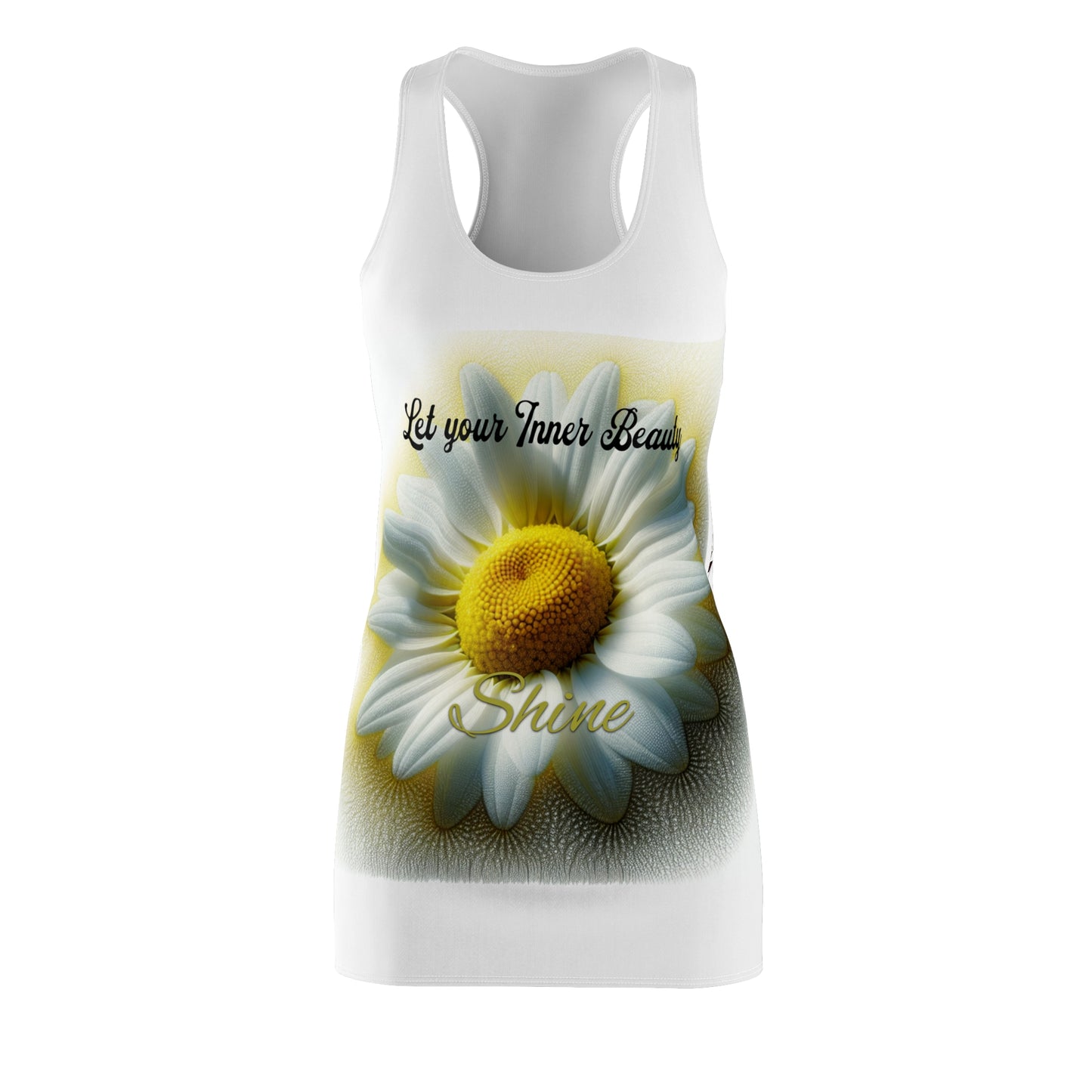 Lion's Main Apparel "Let Your Inner Beauty Shine" Floral Racerback Dress