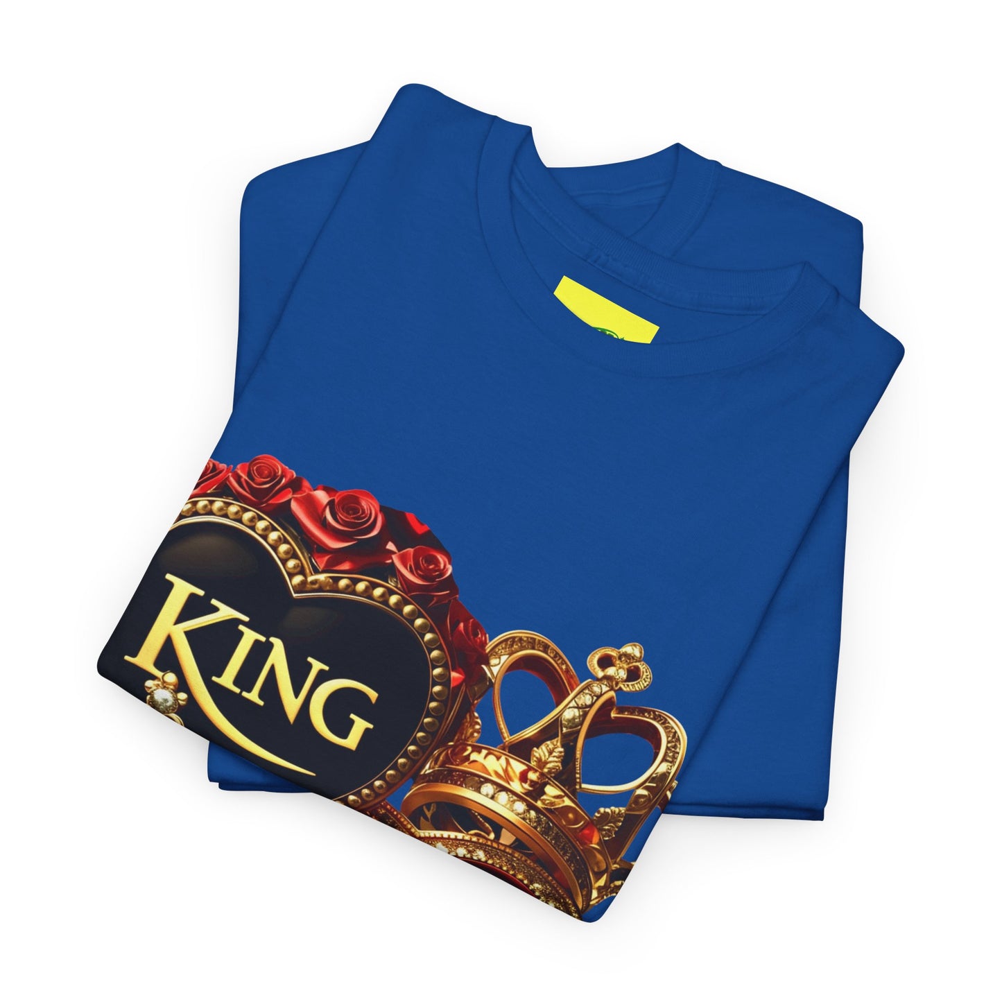 Lion's Main Apparel Royalty is King-Themed Unisex Heavy Cotton Tee