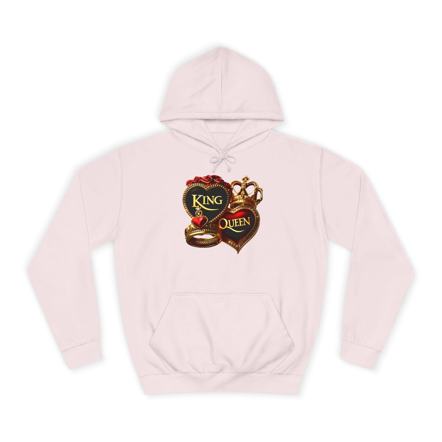 Lion's Main Apparel Royalty is King Unisex College Hoodie