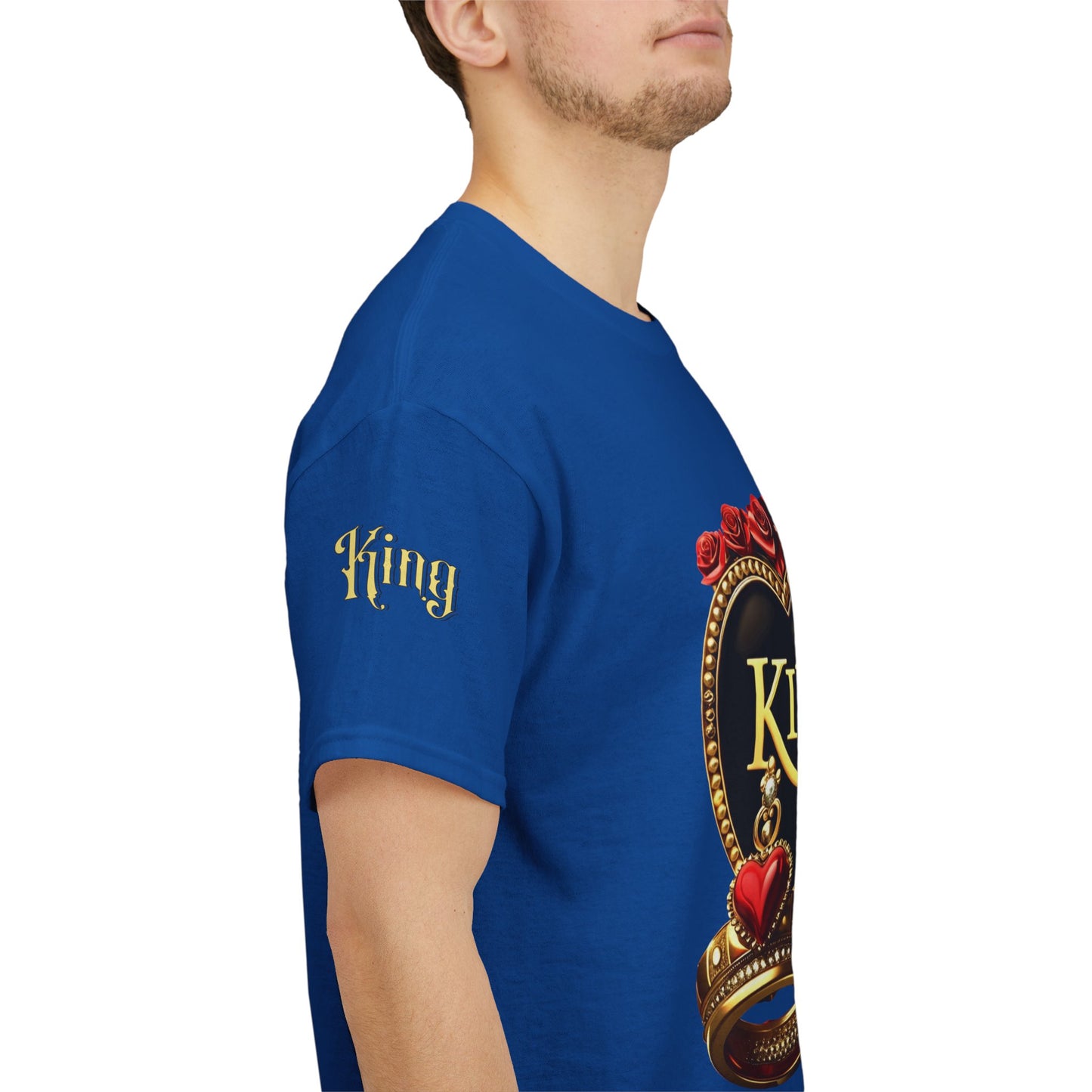 Lion's Main Apparel Royalty is King-Themed Unisex Heavy Cotton Tee
