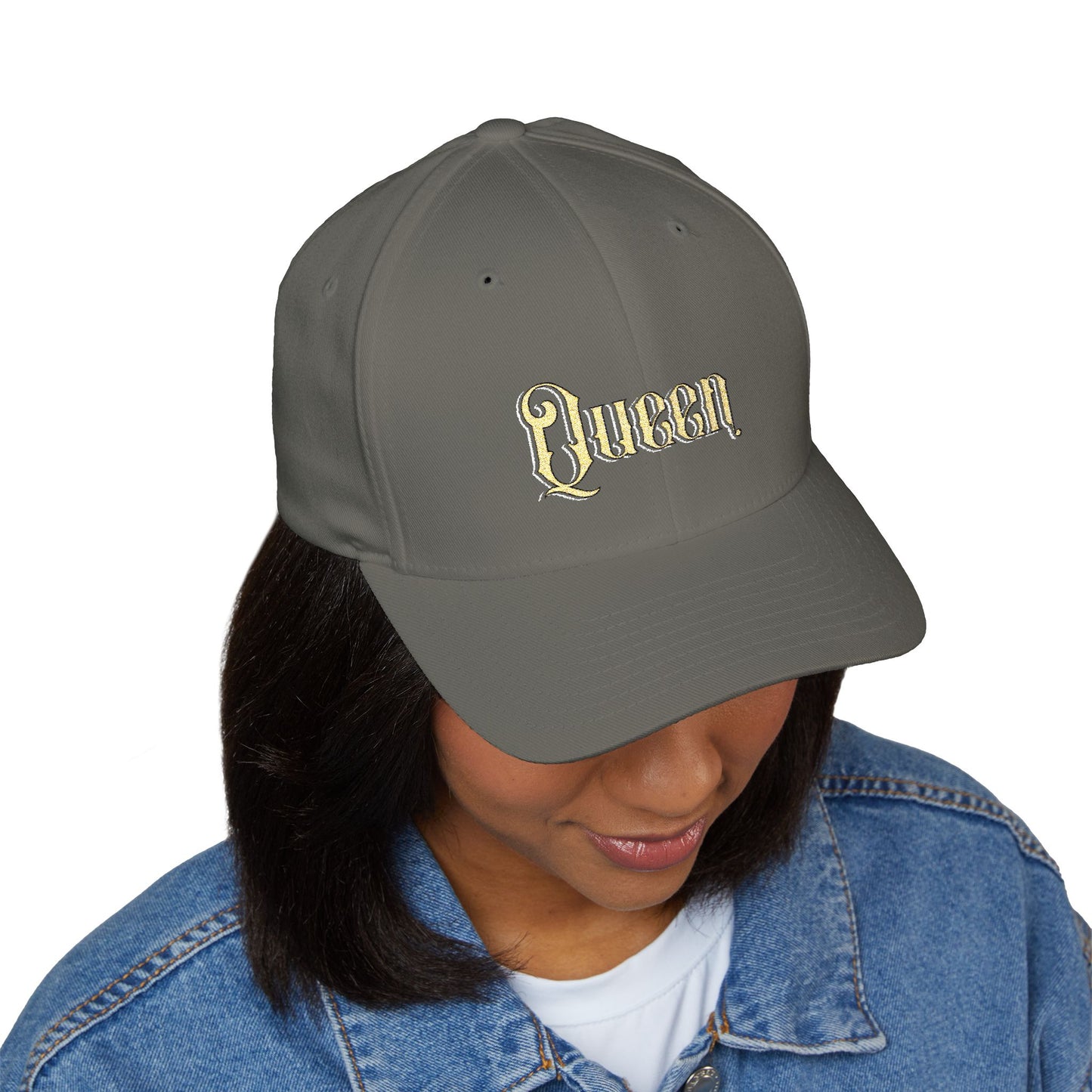 Lion's Main Apparel Royalty is Queen Embroidered Cap