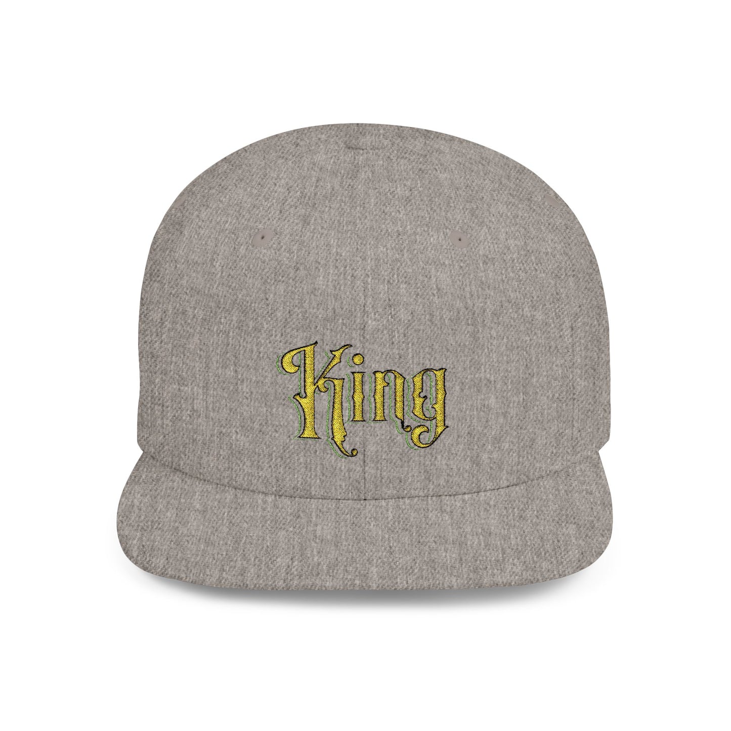 Lion's Main Apparel Royalty King Flat Bill Snapback Hat