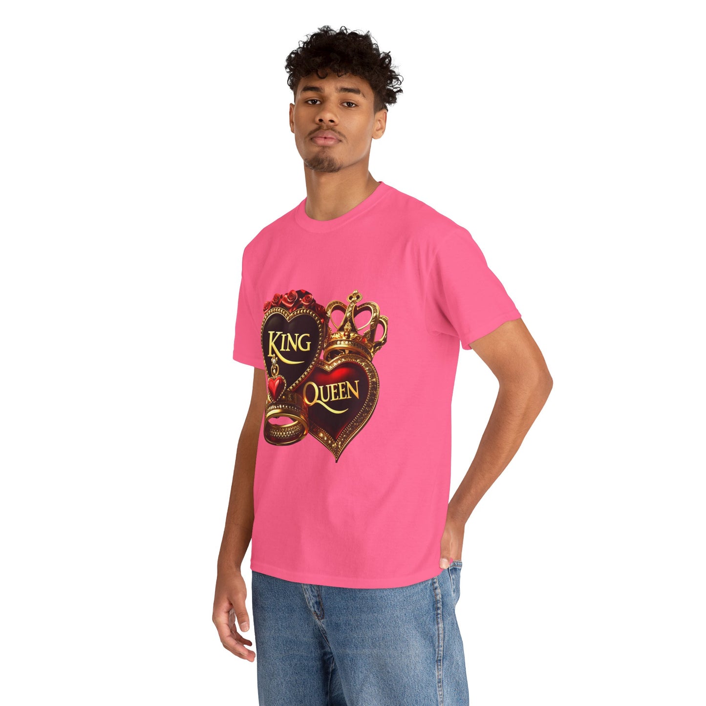 Lion's Main Apparel Royalty is King-Themed Unisex Heavy Cotton Tee