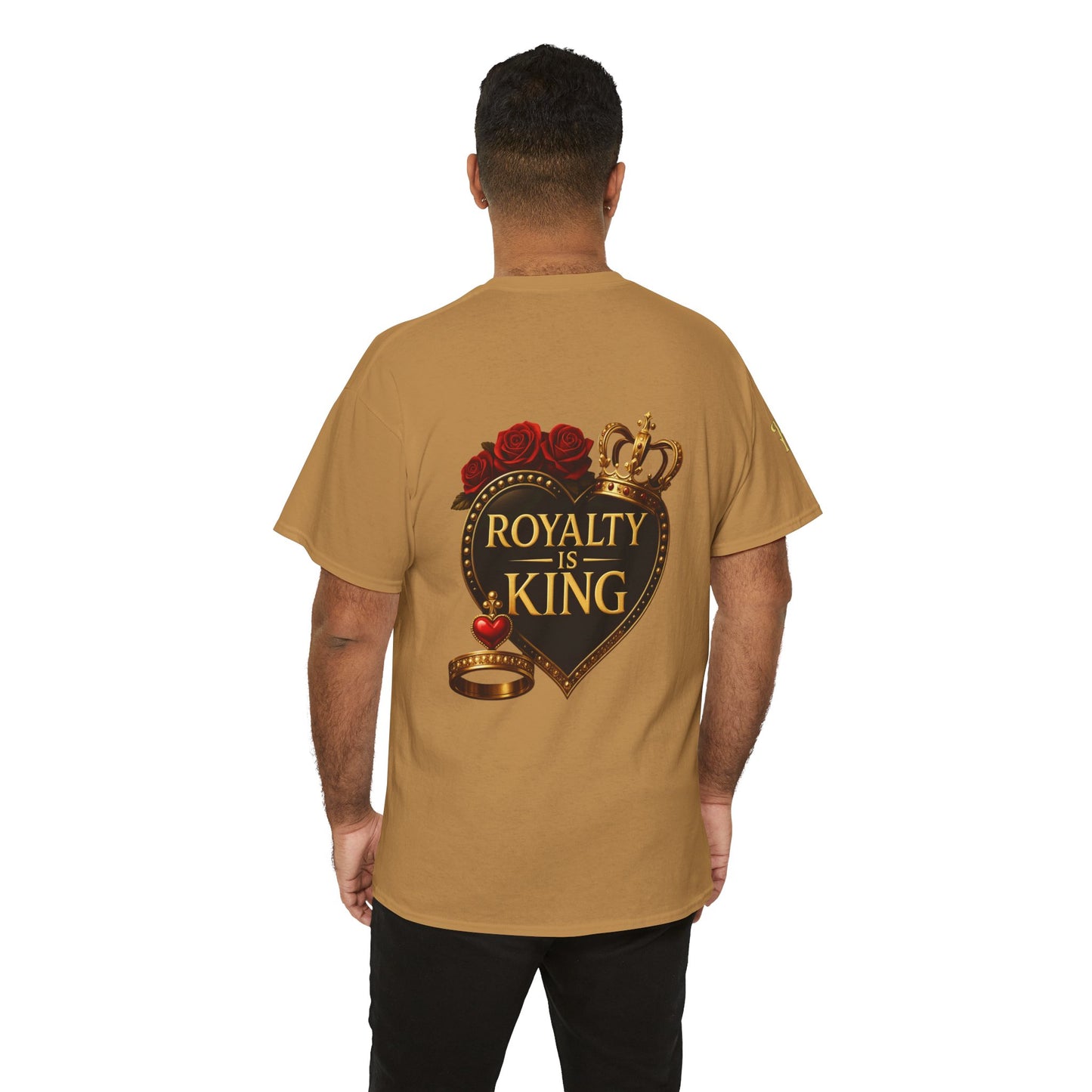 Lion's Main Apparel Royalty is King-Themed Unisex Heavy Cotton Tee