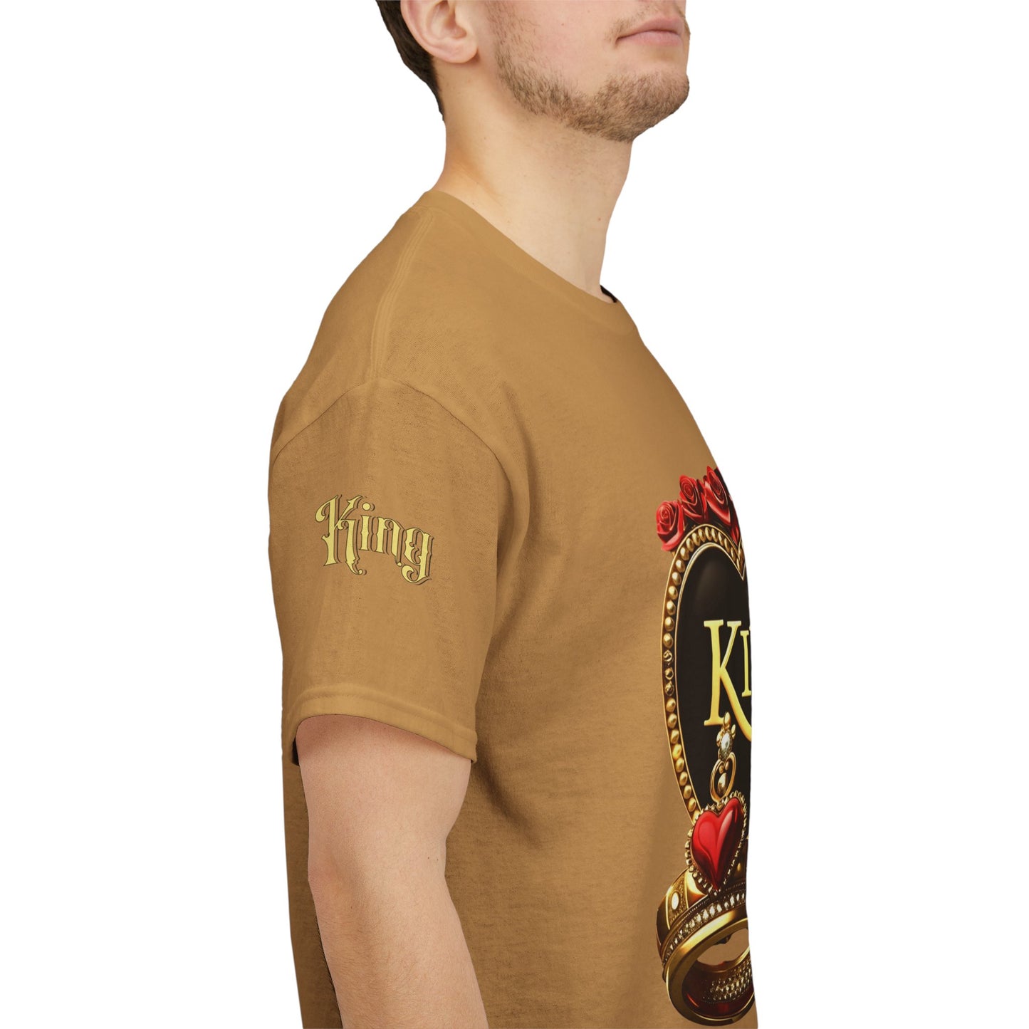 Lion's Main Apparel Royalty is King-Themed Unisex Heavy Cotton Tee