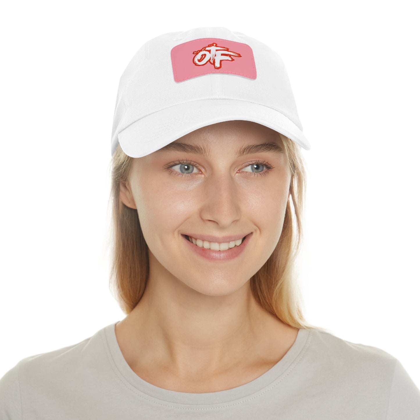 Stylish Lion's Main Apparel Dad Hat with Leather Patch