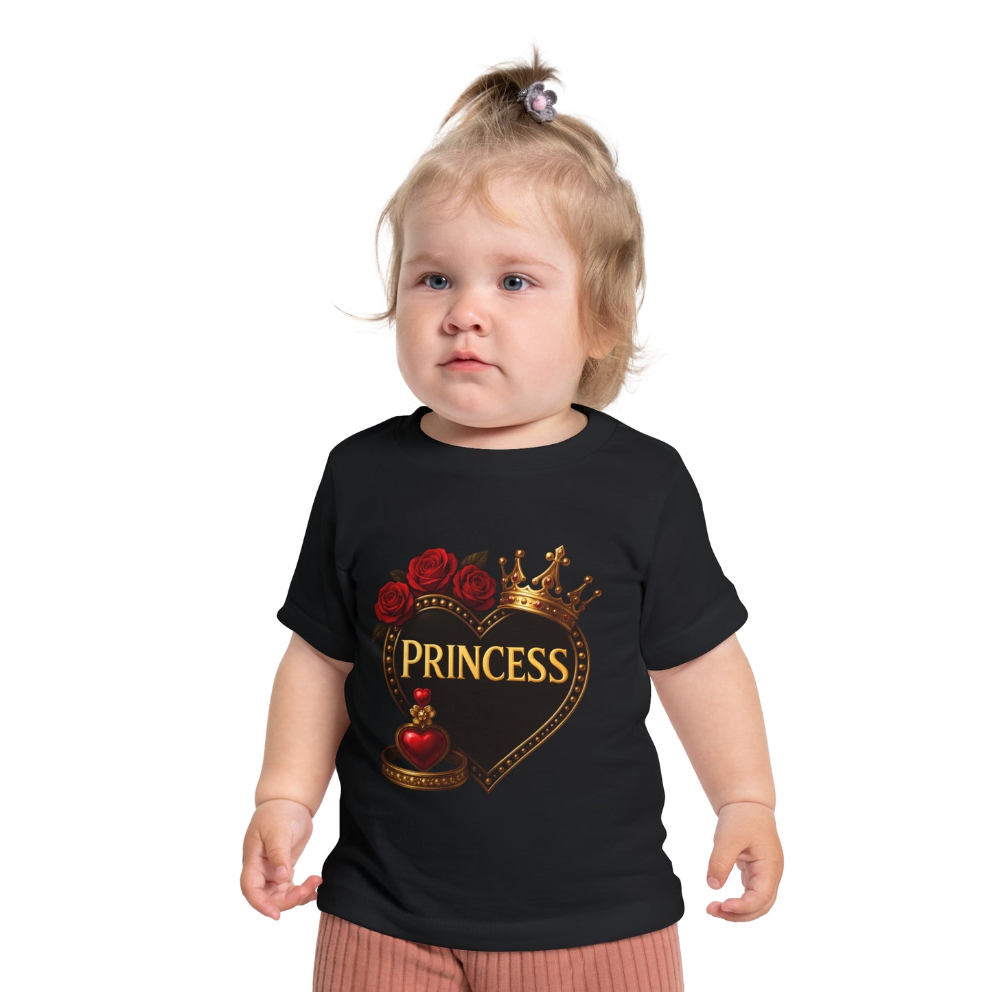 Lion's Main Apparel Royalty Princess Short Sleeve T-Shirt for Babies