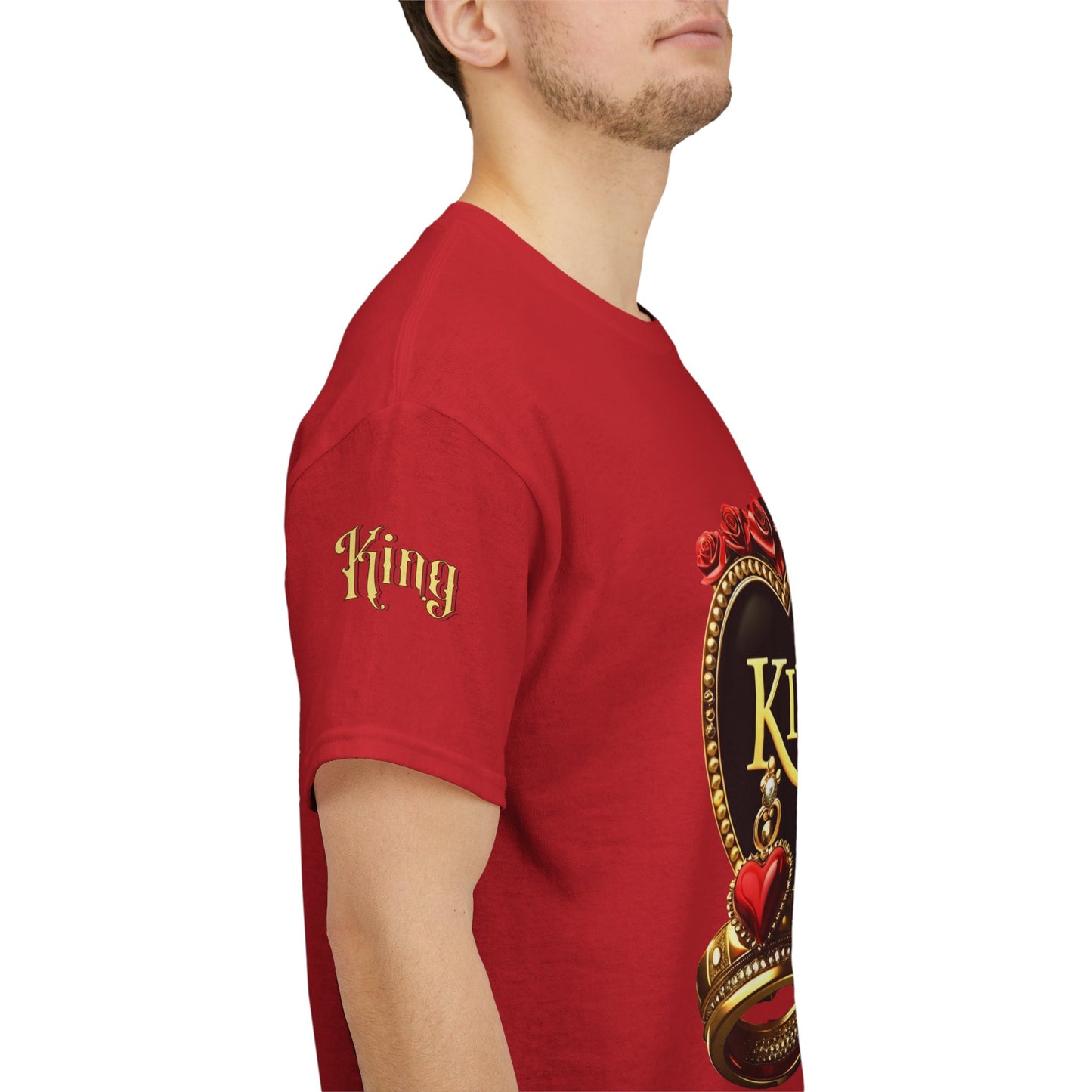 Lion's Main Apparel Royalty is King-Themed Unisex Heavy Cotton Tee