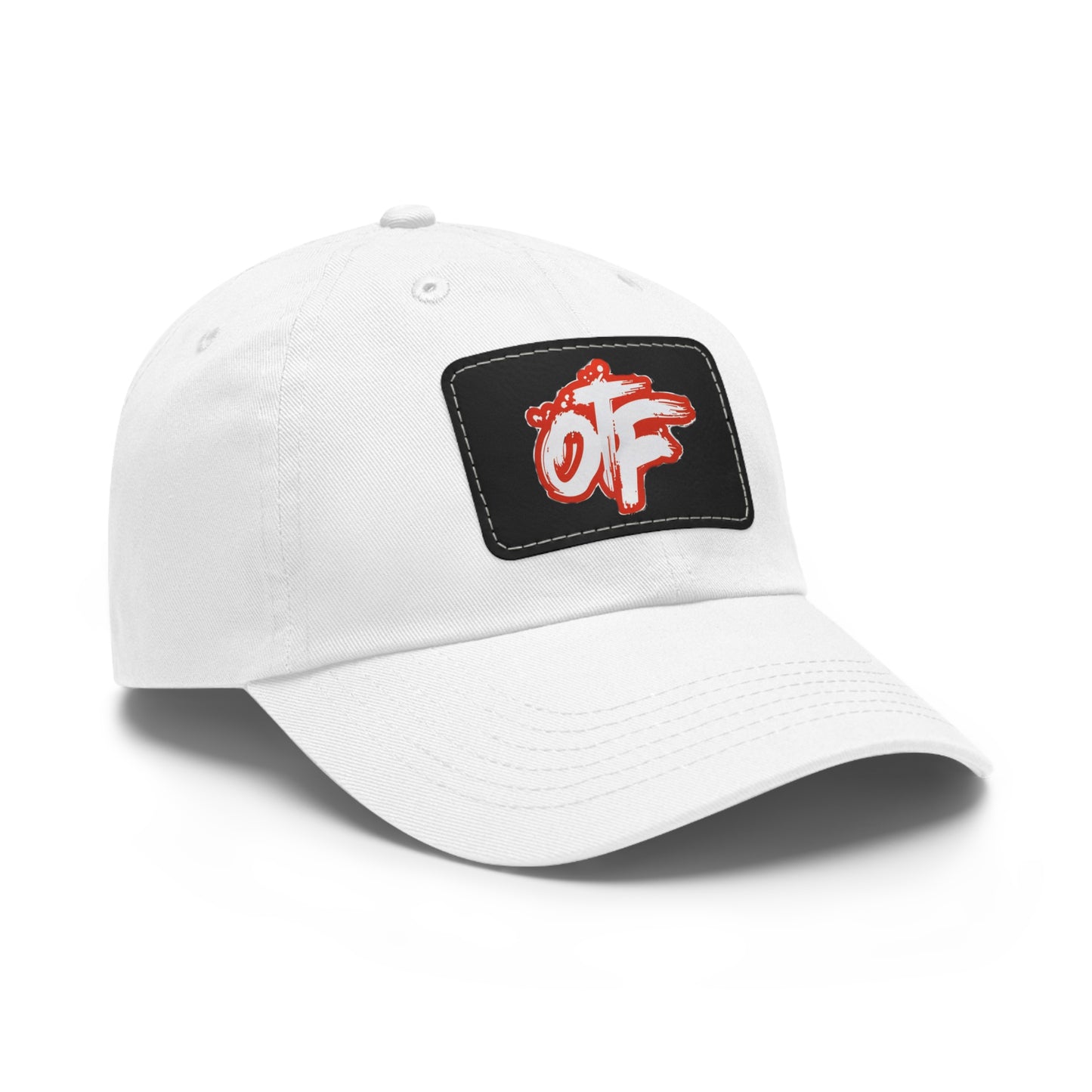 Stylish Lion's Main Apparel Dad Hat with Leather Patch