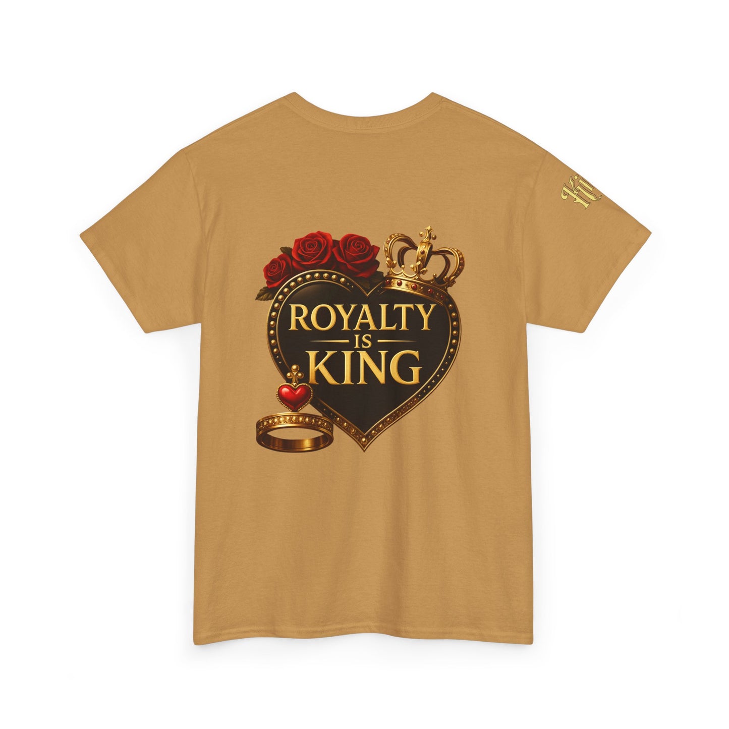 Lion's Main Apparel Royalty is King-Themed Unisex Heavy Cotton Tee
