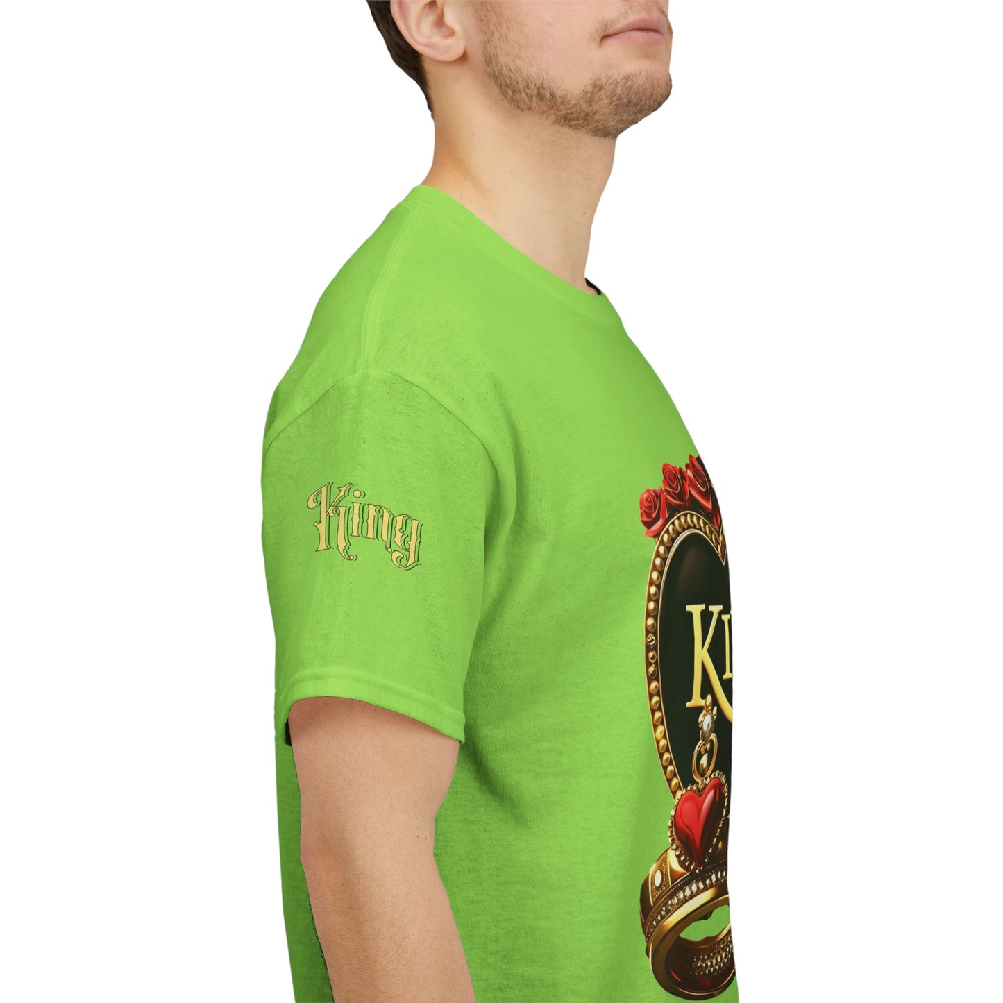 Lion's Main Apparel Royalty is King-Themed Unisex Heavy Cotton Tee