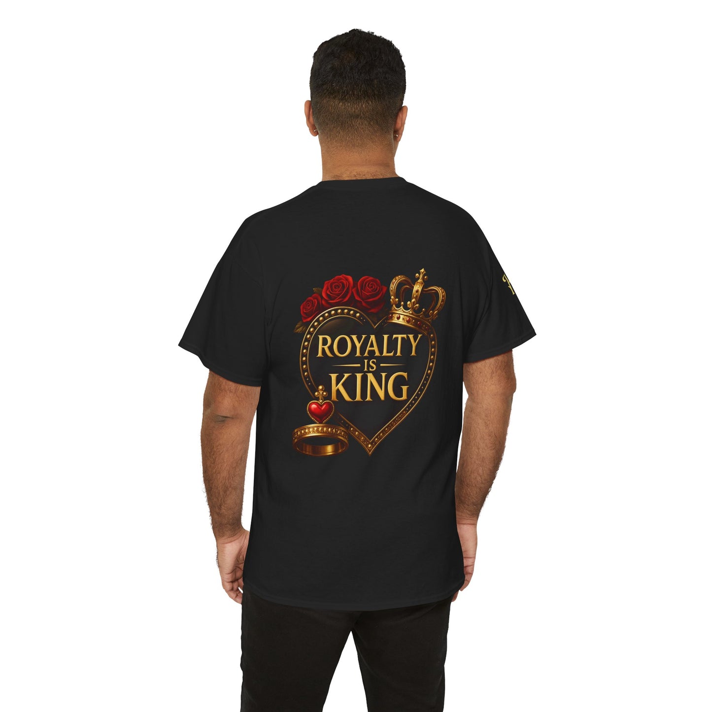 Lion's Main Apparel Royalty is King-Themed Unisex Heavy Cotton Tee