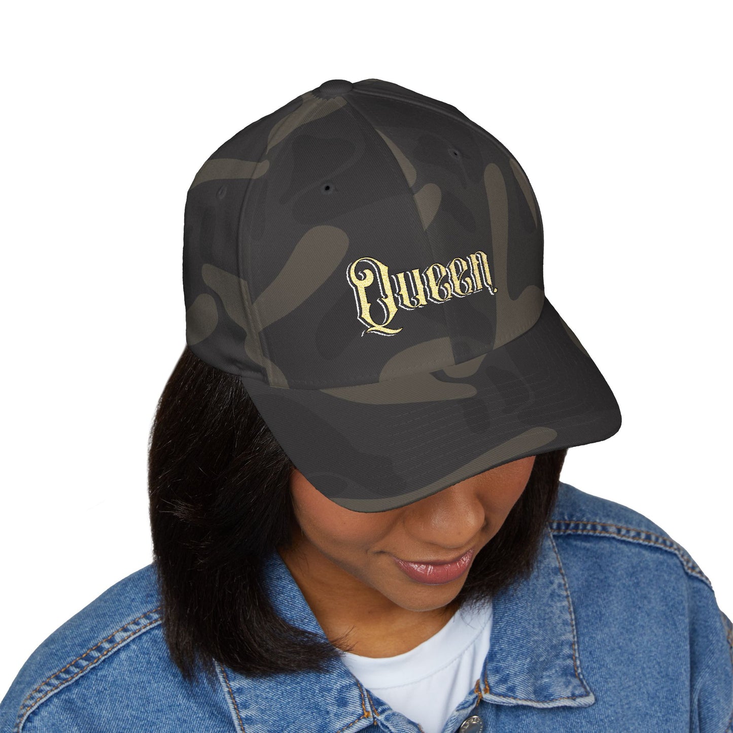 Lion's Main Apparel Royalty is Queen Embroidered Cap