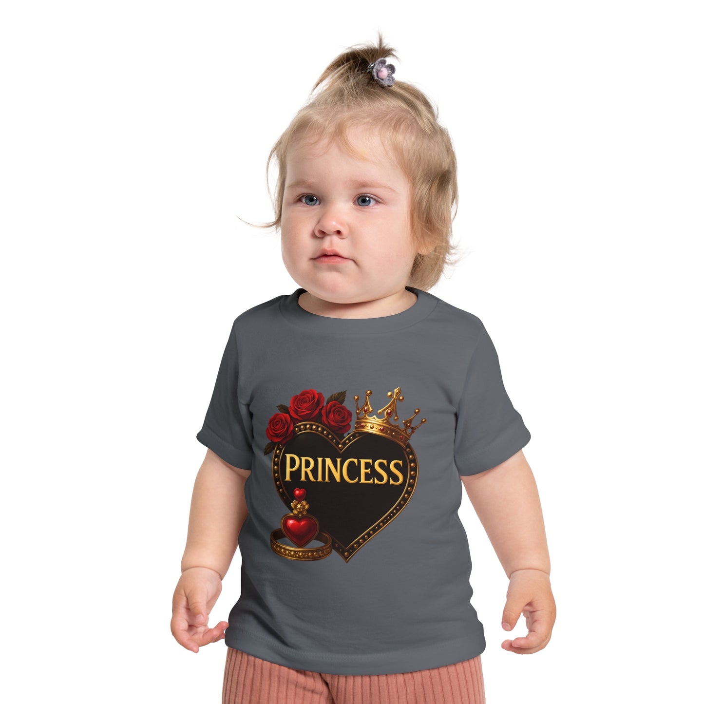 Lion's Main Apparel Royalty Princess Short Sleeve T-Shirt for Babies