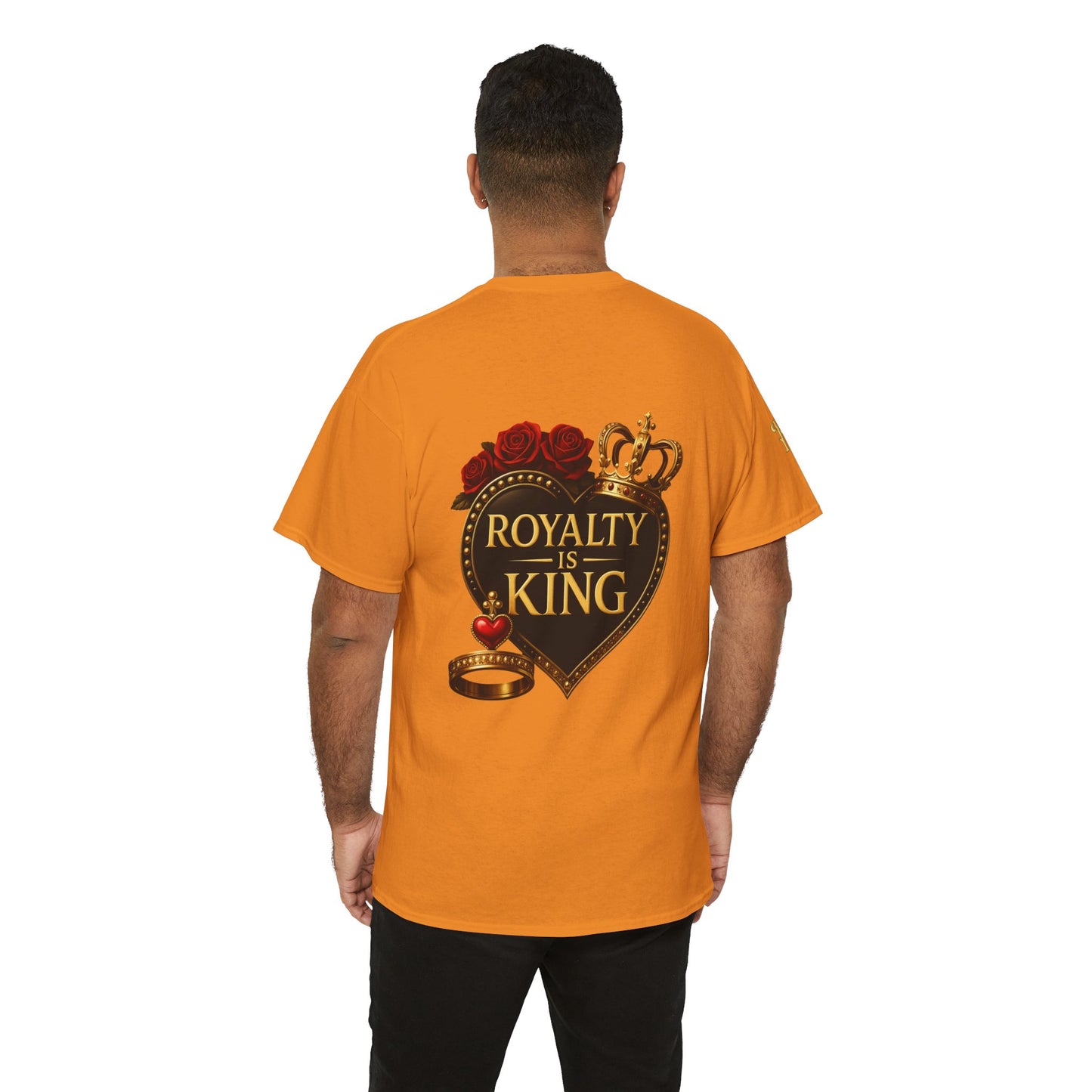 Lion's Main Apparel Royalty is King-Themed Unisex Heavy Cotton Tee