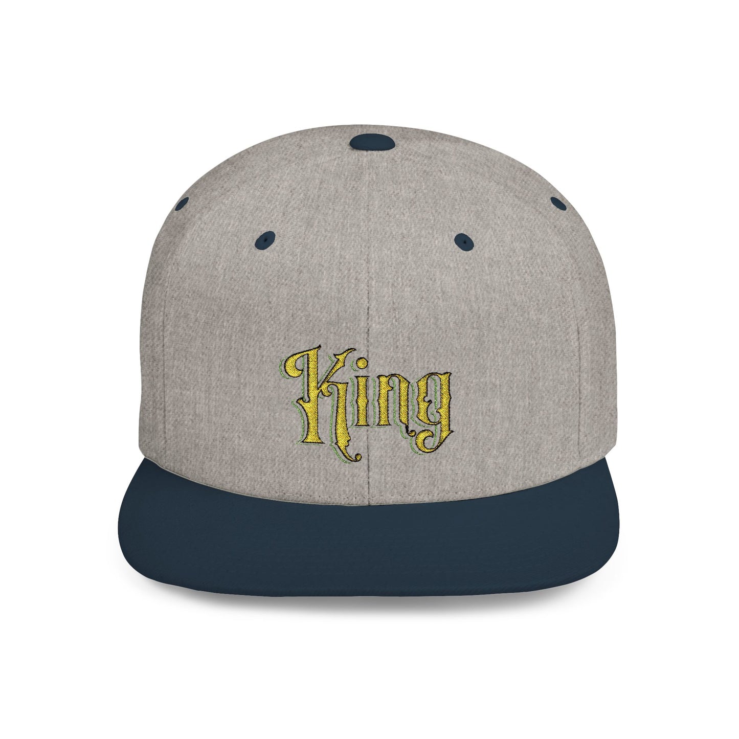 Lion's Main Apparel Royalty King Flat Bill Snapback Hat