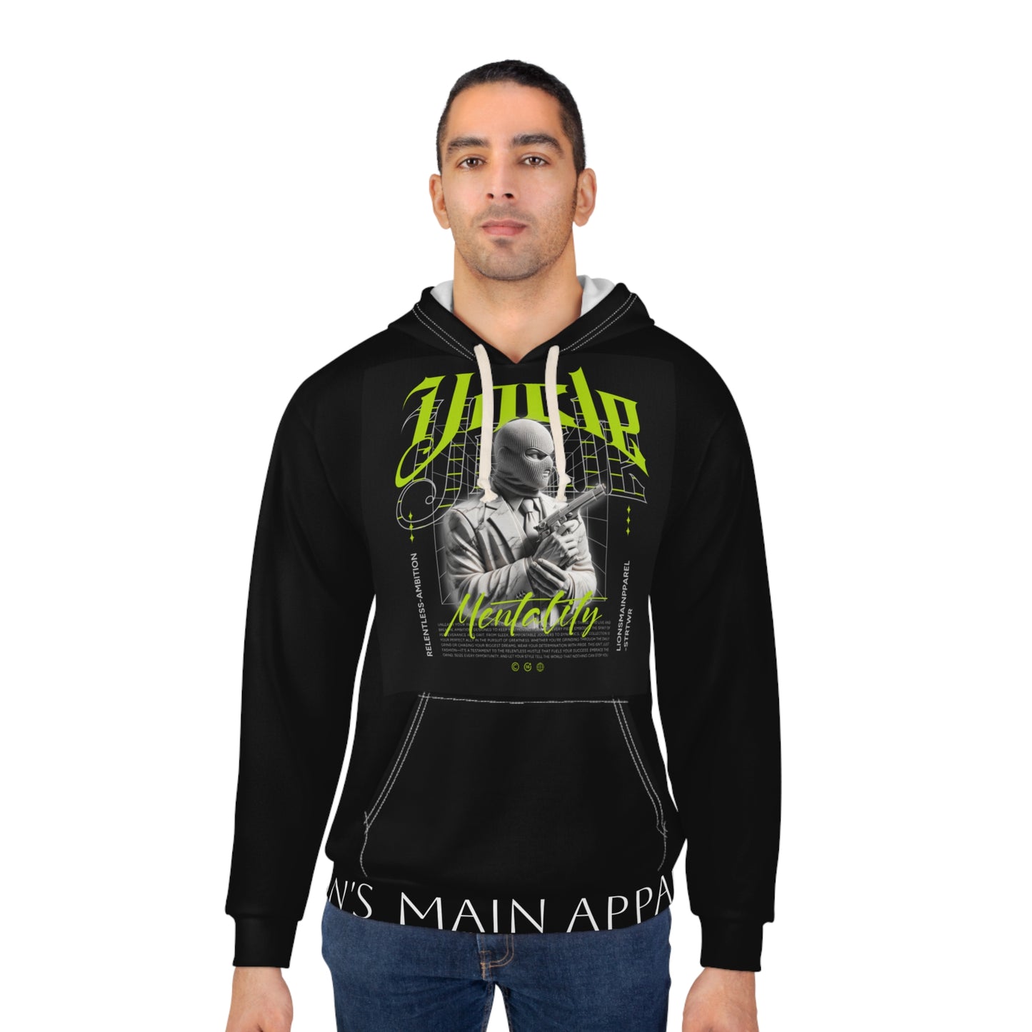 Lion's Main Apparel Unisex Pullover Hoodie, Uncle Mentality, Show Your Protective Nature!