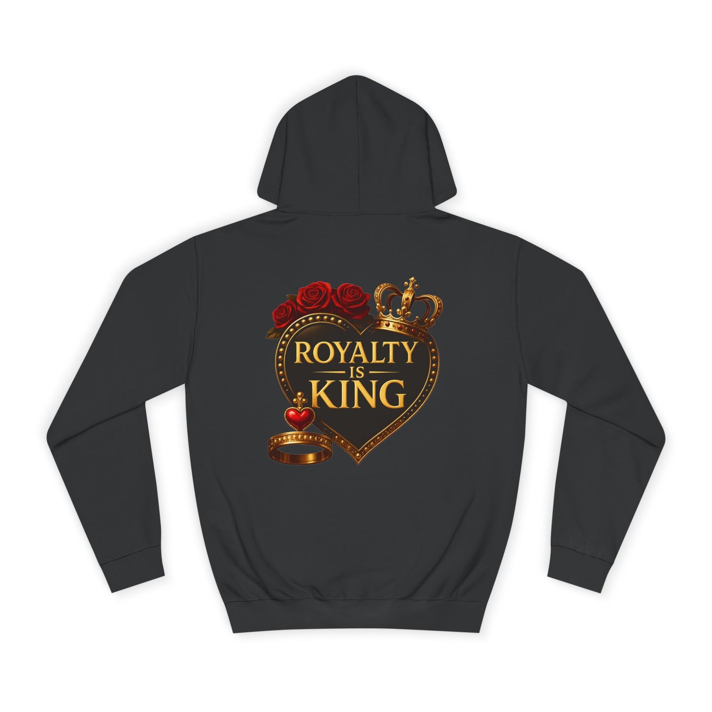 Lion's Main Apparel Royalty is King Unisex College Hoodie