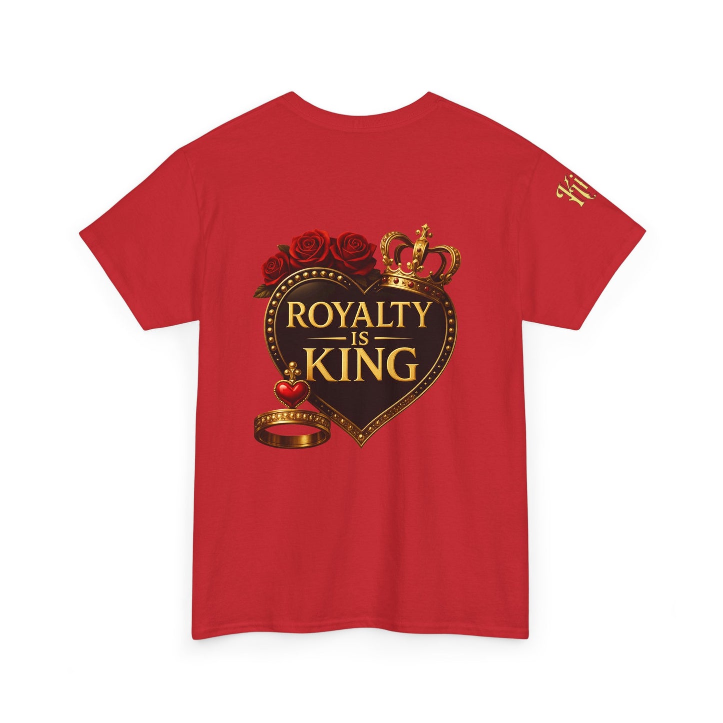 Lion's Main Apparel Royalty is King-Themed Unisex Heavy Cotton Tee