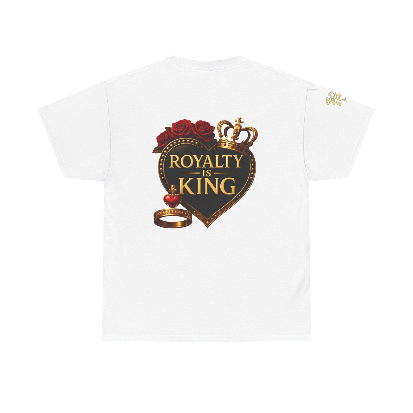 Lion's Main Apparel Royalty is King-Themed Unisex Heavy Cotton Tee