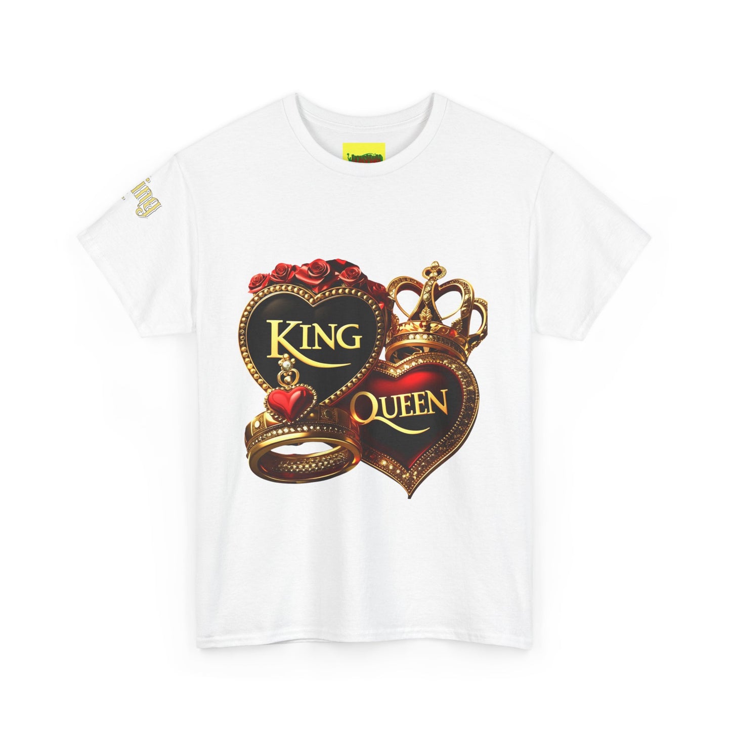 Lion's Main Apparel Royalty is King-Themed Unisex Heavy Cotton Tee