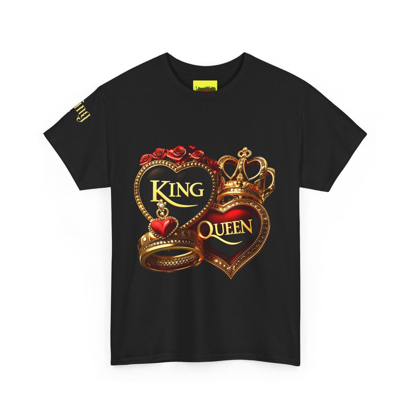 Lion's Main Apparel Royalty is King-Themed Unisex Heavy Cotton Tee