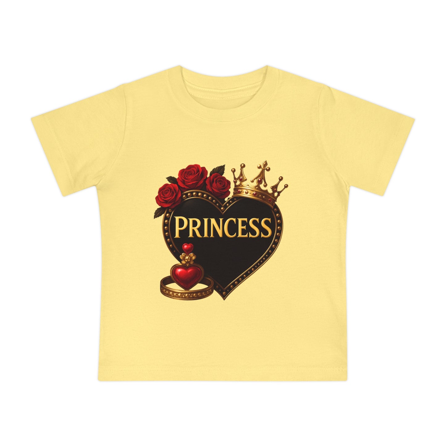 Lion's Main Apparel Royalty Princess Short Sleeve T-Shirt for Babies
