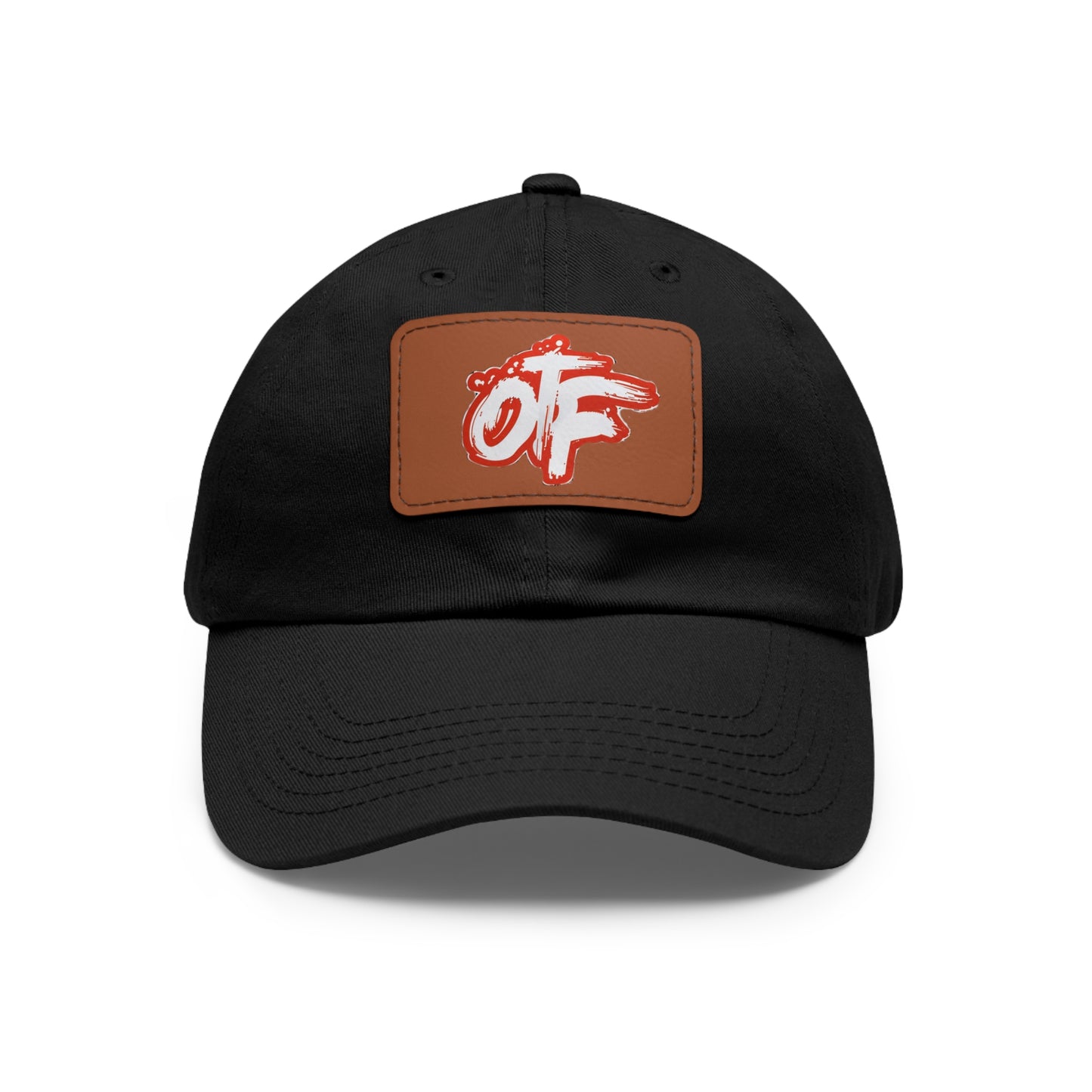 Stylish Lion's Main Apparel Dad Hat with Leather Patch