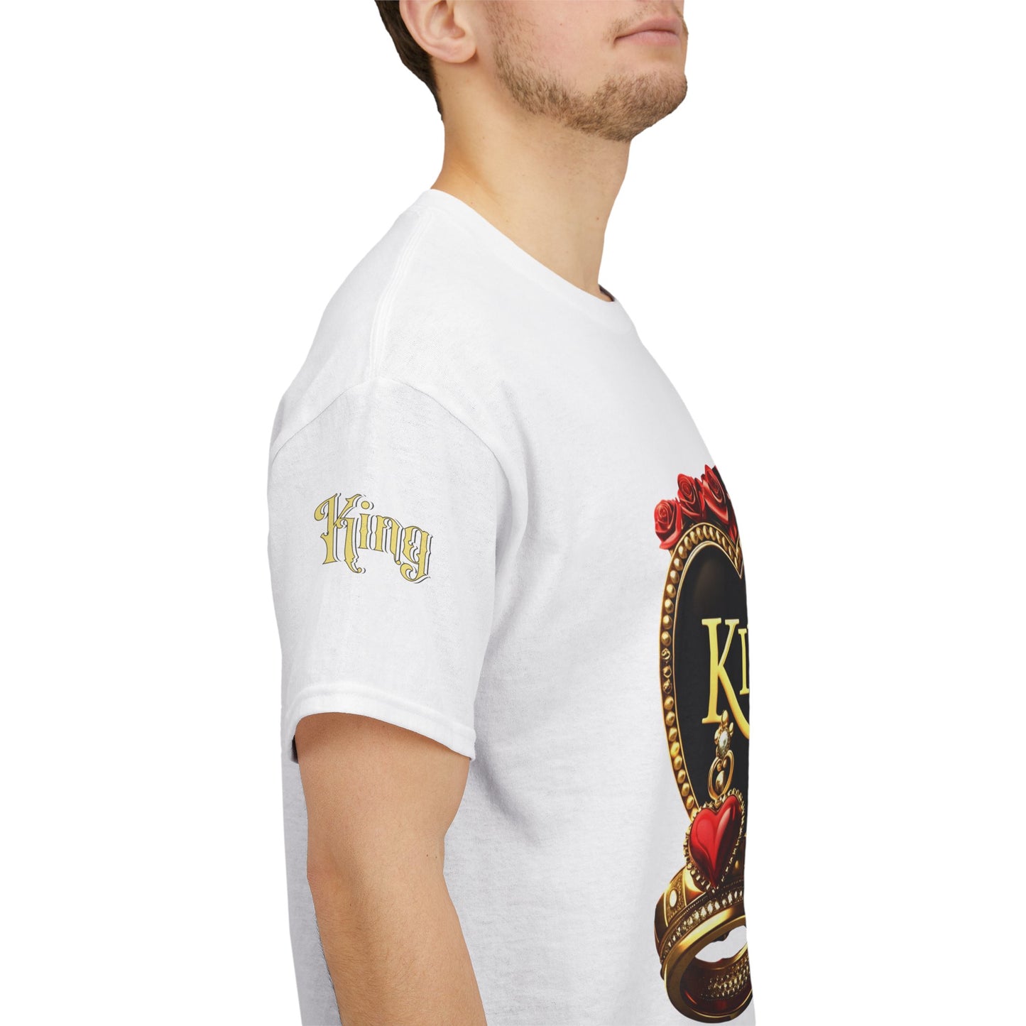 Lion's Main Apparel Royalty is King-Themed Unisex Heavy Cotton Tee