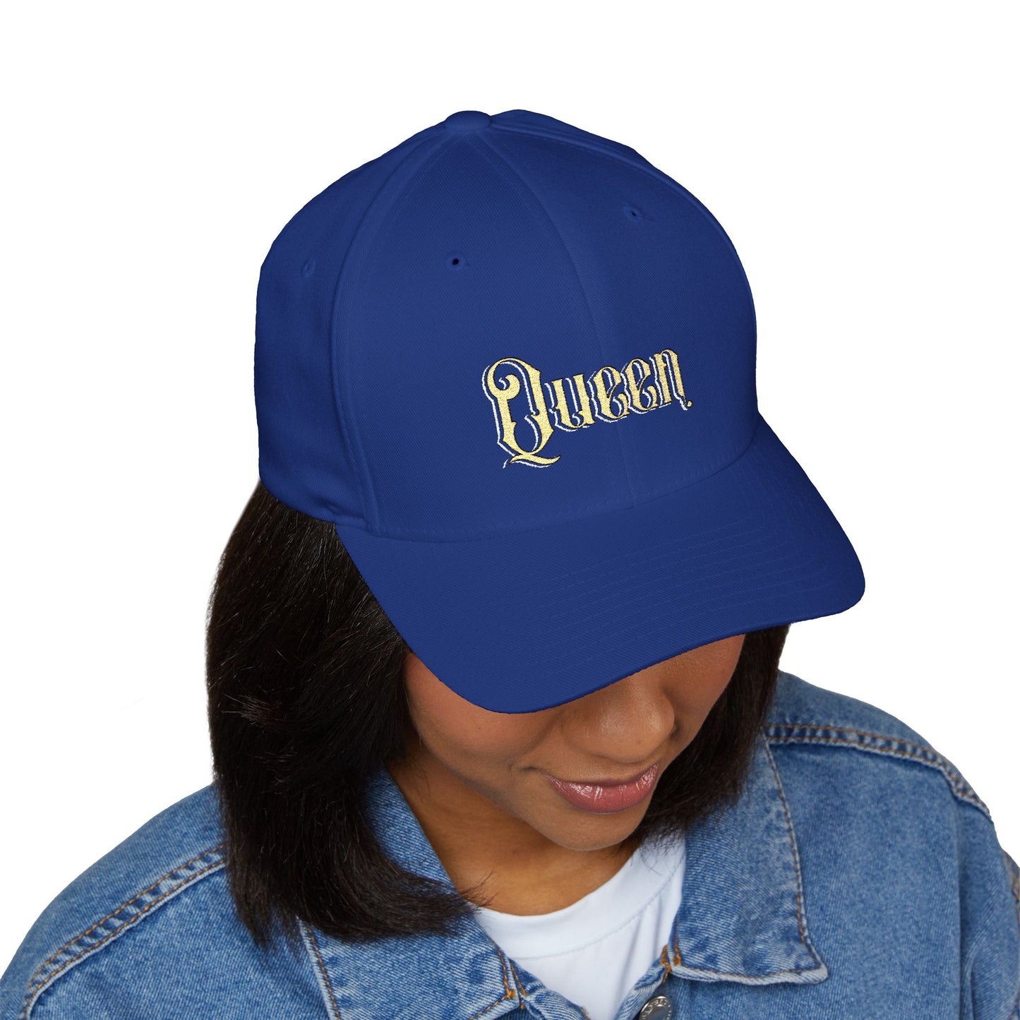 Lion's Main Apparel Royalty is Queen Embroidered Cap
