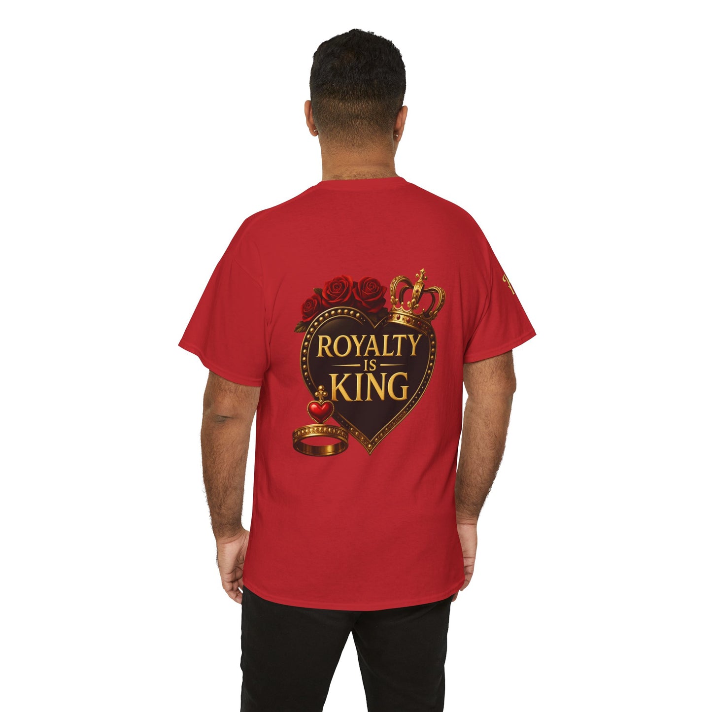 Lion's Main Apparel Royalty is King-Themed Unisex Heavy Cotton Tee