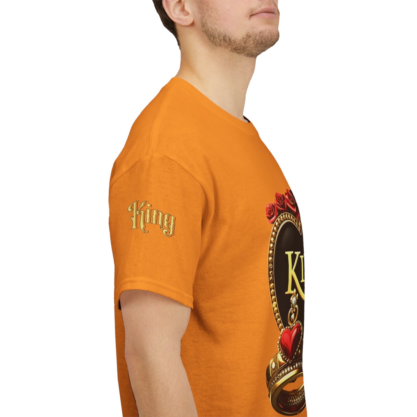 Lion's Main Apparel Royalty is King-Themed Unisex Heavy Cotton Tee