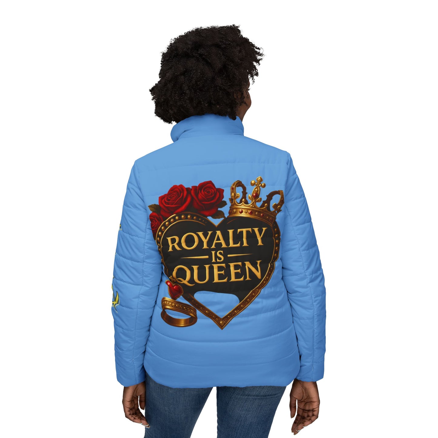 Lion's Main Apparel Royalty is Queen-Inspired Women’s Puffer Jacket