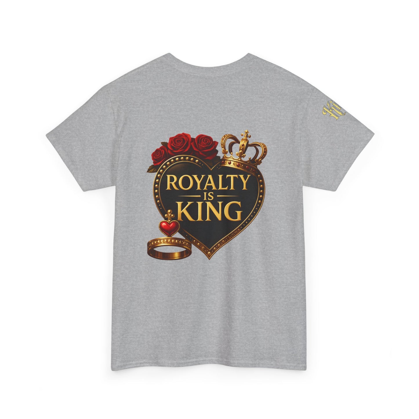 Lion's Main Apparel Royalty is King-Themed Unisex Heavy Cotton Tee