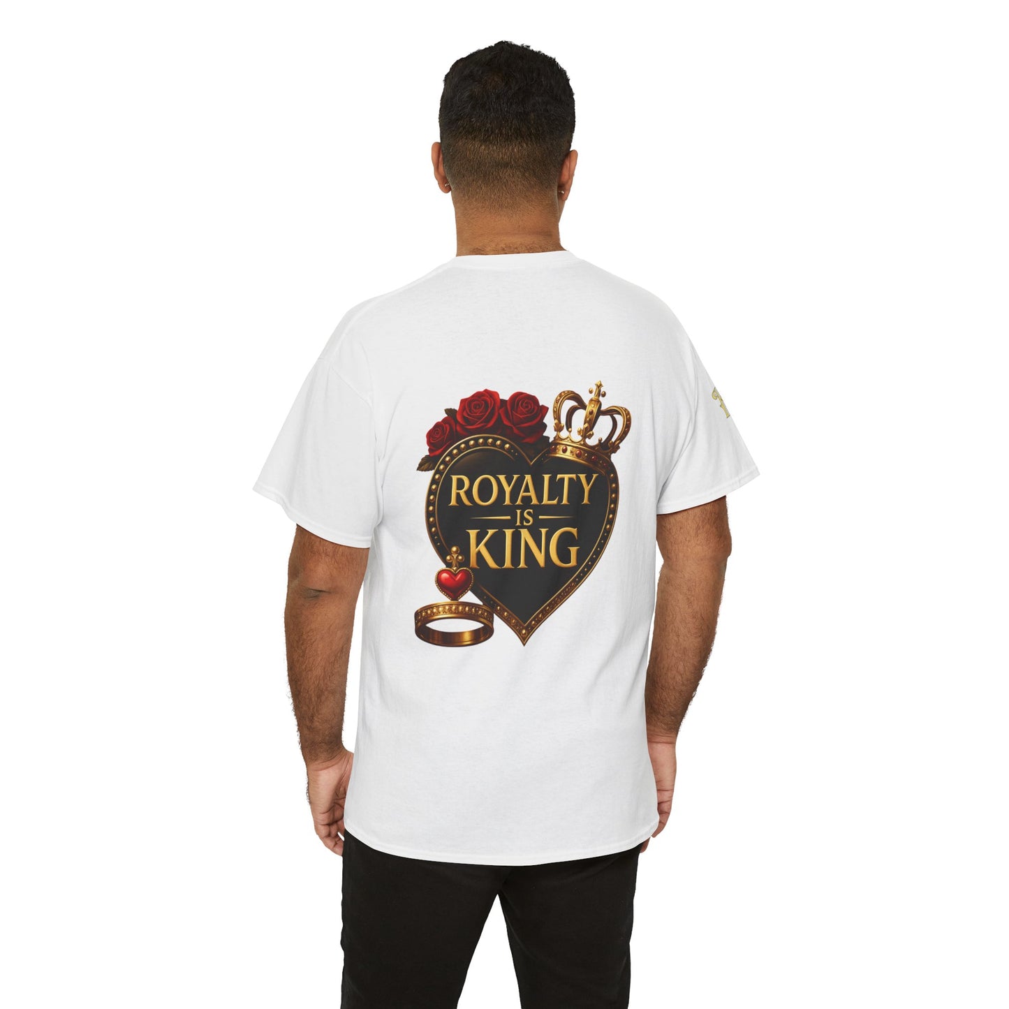 Lion's Main Apparel Royalty is King-Themed Unisex Heavy Cotton Tee
