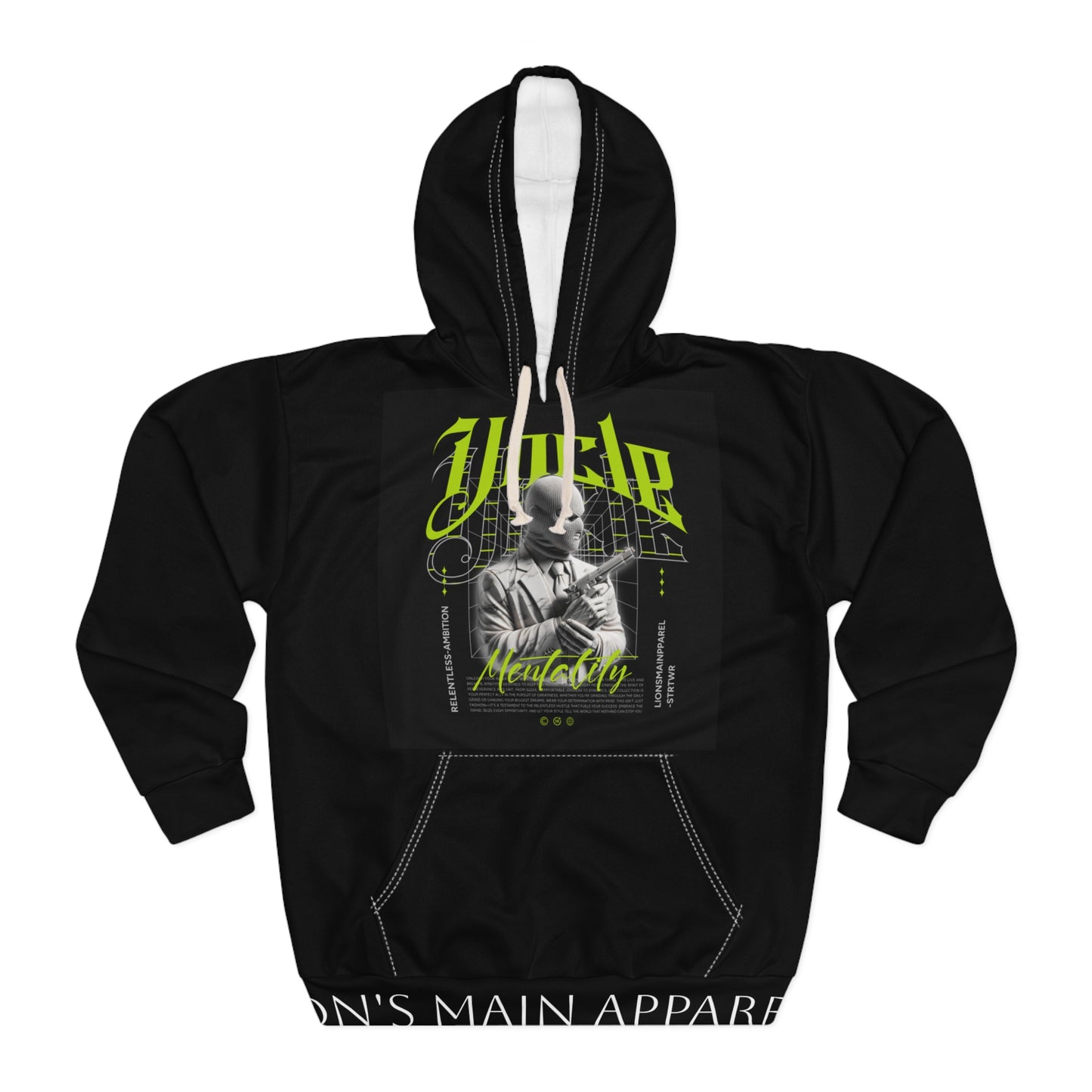 Lion's Main Apparel Unisex Pullover Hoodie, Uncle Mentality, Show Your Protective Nature!