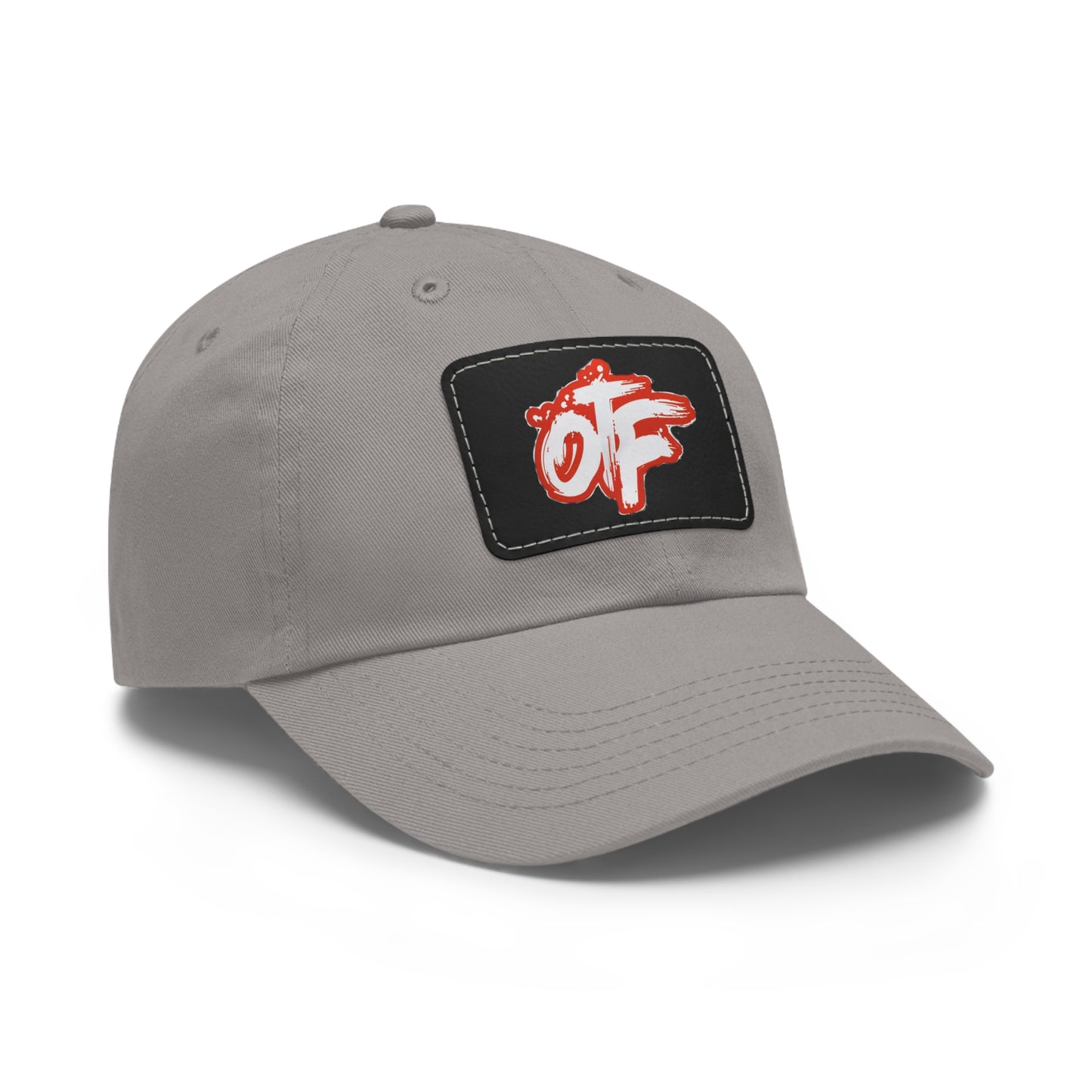Stylish Lion's Main Apparel Dad Hat with Leather Patch