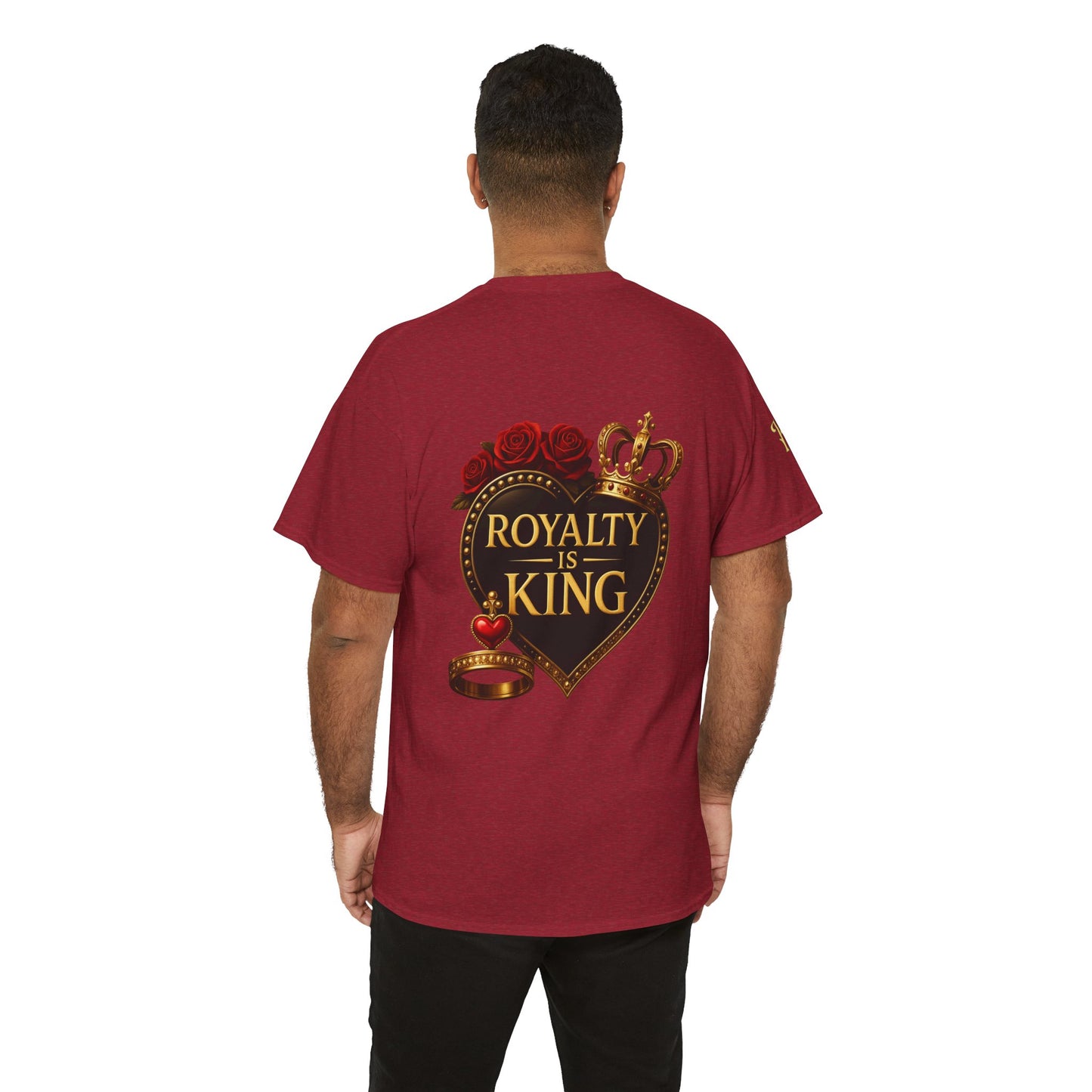 Lion's Main Apparel Royalty is King-Themed Unisex Heavy Cotton Tee