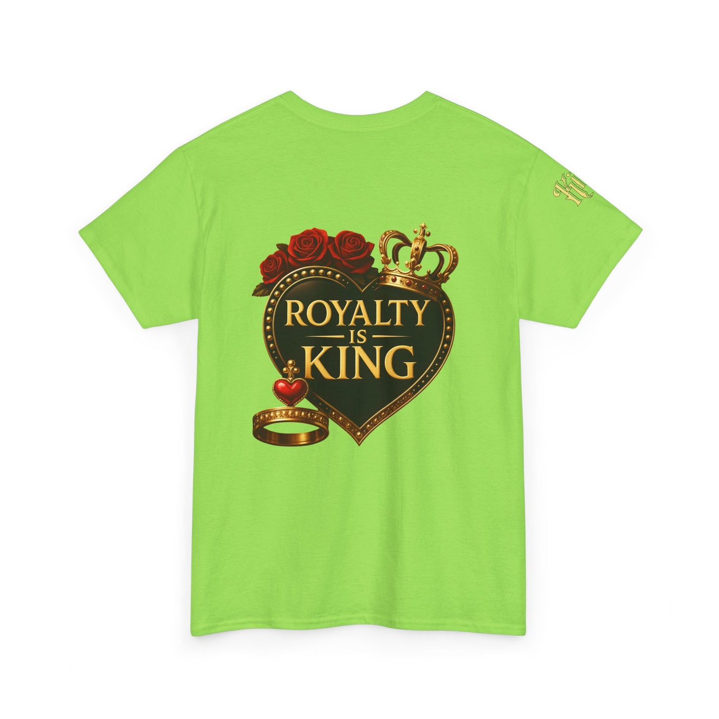 Lion's Main Apparel Royalty is King-Themed Unisex Heavy Cotton Tee