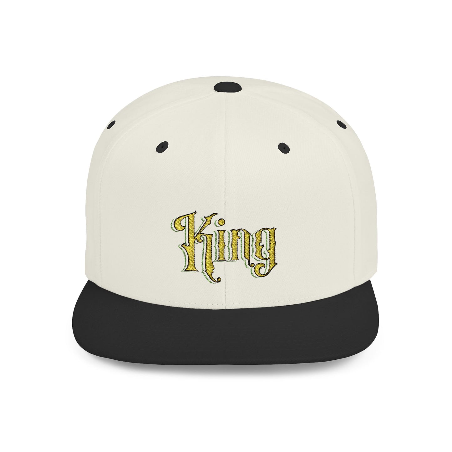 Lion's Main Apparel Royalty King Flat Bill Snapback Hat